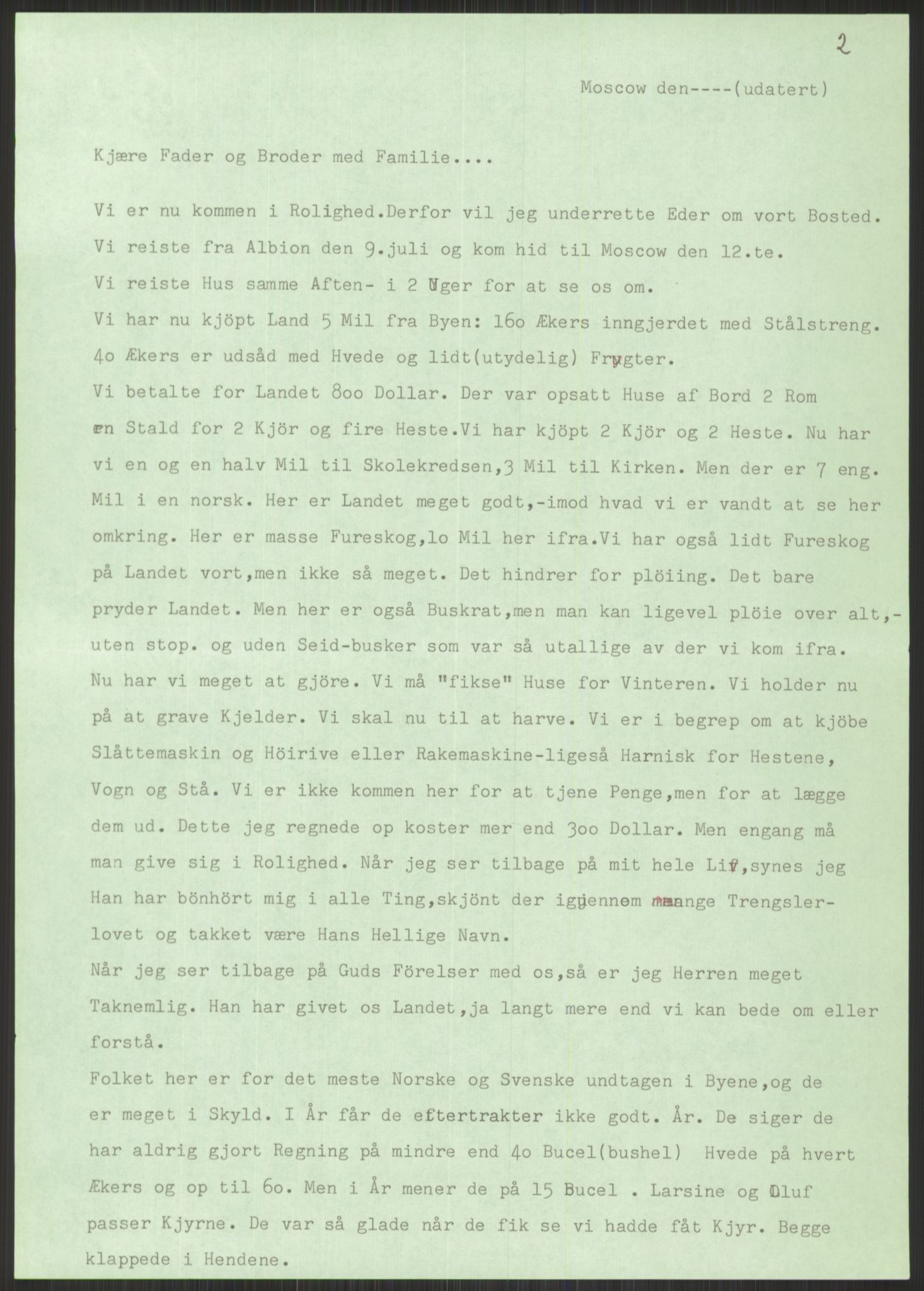 Samlinger til kildeutgivelse, Amerikabrevene, AV/RA-EA-4057/F/L0033: Innlån fra Sogn og Fjordane. Innlån fra Møre og Romsdal, 1838-1914, p. 45