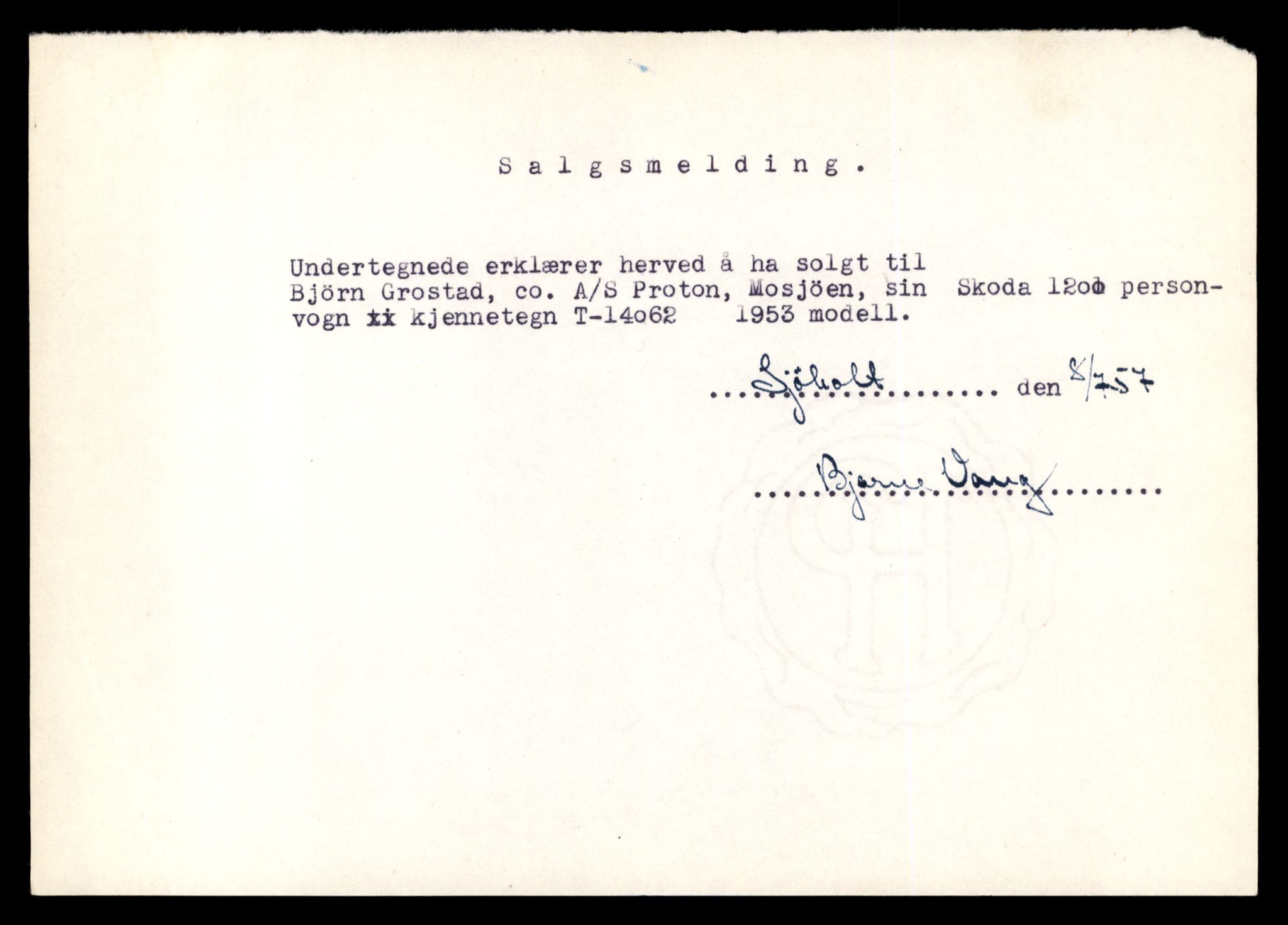 Møre og Romsdal vegkontor - Ålesund trafikkstasjon, AV/SAT-A-4099/F/Fe/L0042: Registreringskort for kjøretøy T 13906 - T 14079, 1927-1998, p. 2747