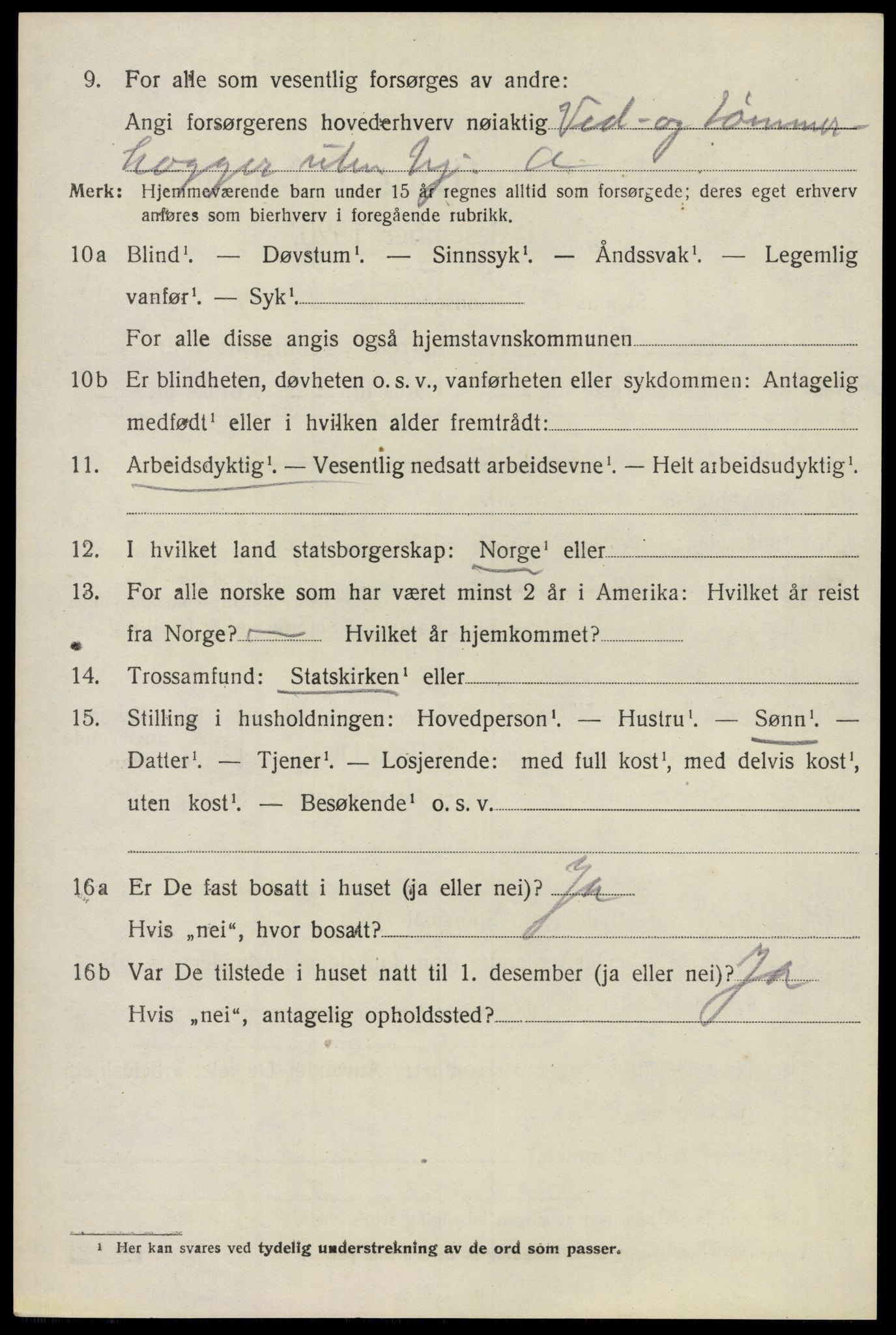 SAO, 1920 census for Eidsvoll, 1920, p. 7398