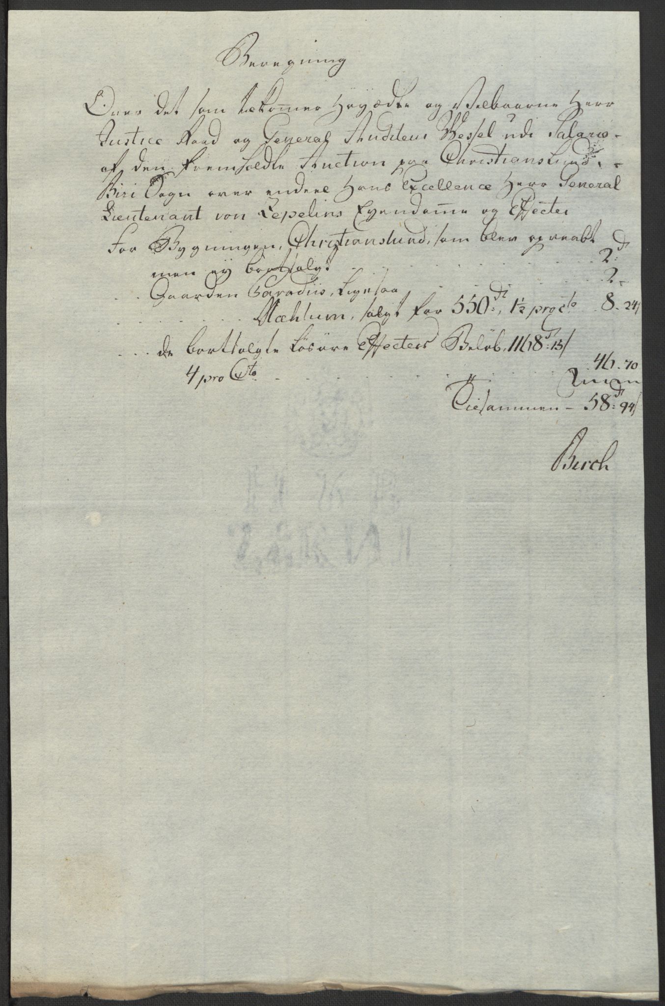 Forsvaret, Generalauditøren, RA/RAFA-1772/F/Fj/Fja/L0038: --, 1744-1821, p. 282