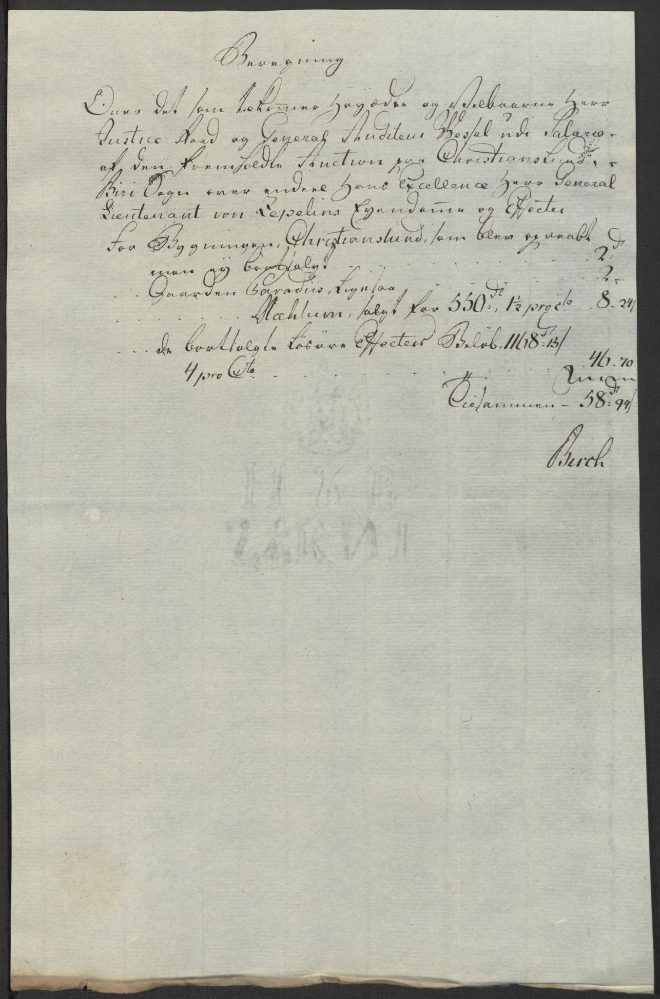 Forsvaret, Generalauditøren, AV/RA-RAFA-1772/F/Fj/Fja/L0038: --, 1744-1821, p. 282