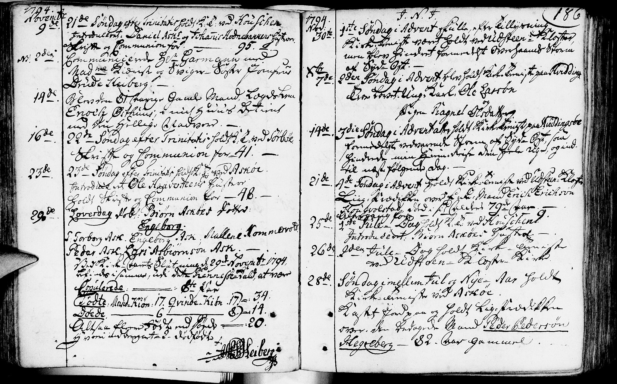 Rennesøy sokneprestkontor, SAST/A -101827/H/Ha/Haa/L0003: Parish register (official) no. A 3, 1772-1815, p. 186