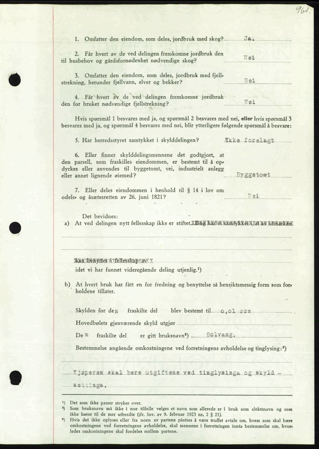 Nordmøre sorenskriveri, AV/SAT-A-4132/1/2/2Ca: Mortgage book no. A102, 1946-1946, Diary no: : 2129/1946