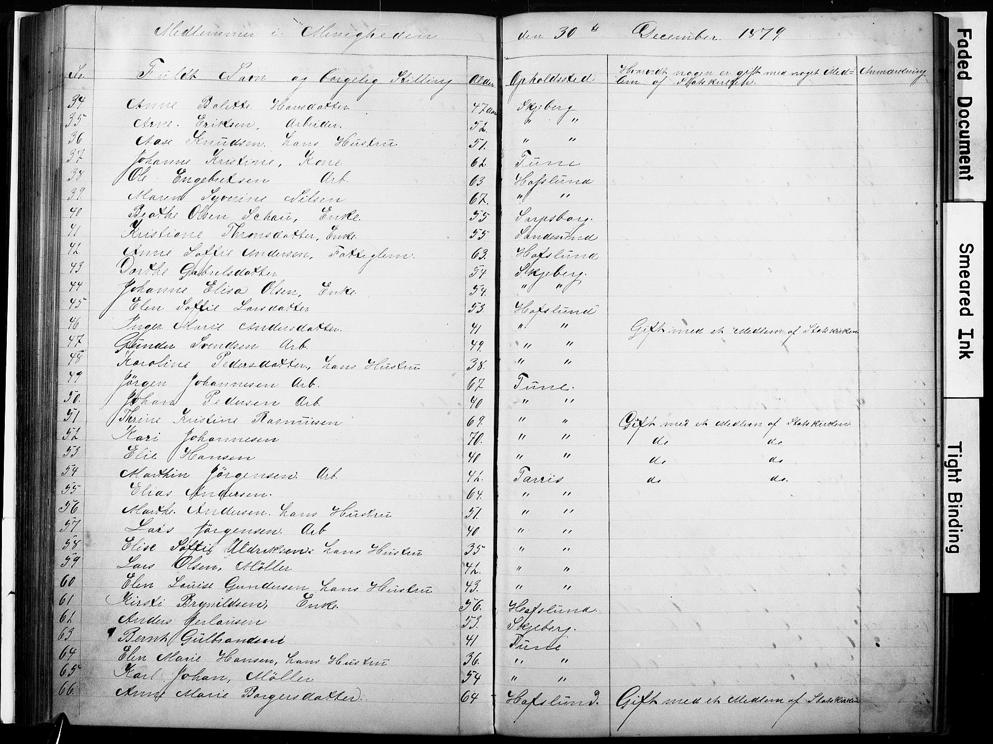 Sarpsborg metodistkirke, AV/SAO-PAO-0233/A/L0002: Dissenter register no. 2, 1856-1890