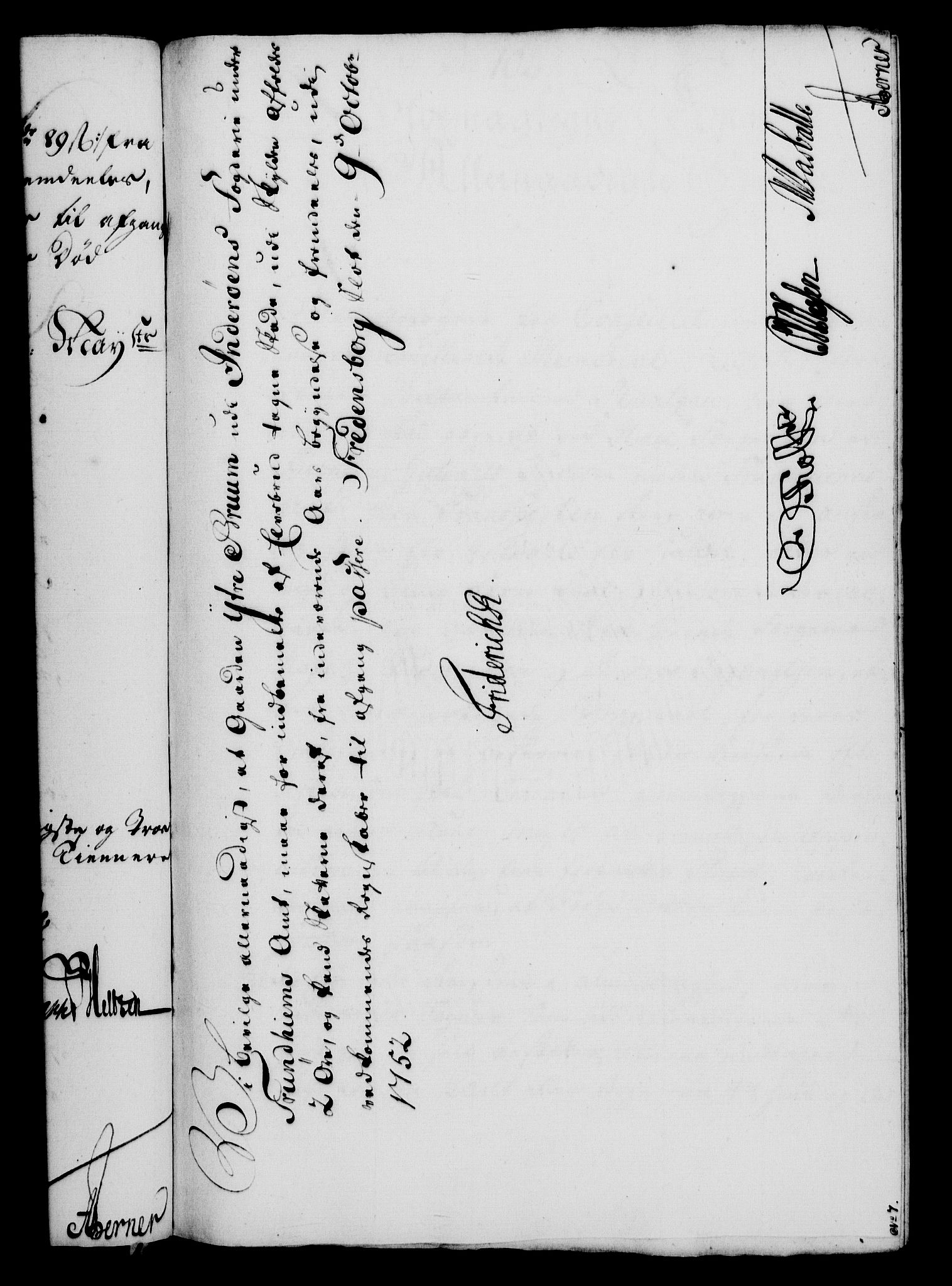 Rentekammeret, Kammerkanselliet, RA/EA-3111/G/Gf/Gfa/L0034: Norsk relasjons- og resolusjonsprotokoll (merket RK 52.34), 1752, p. 564