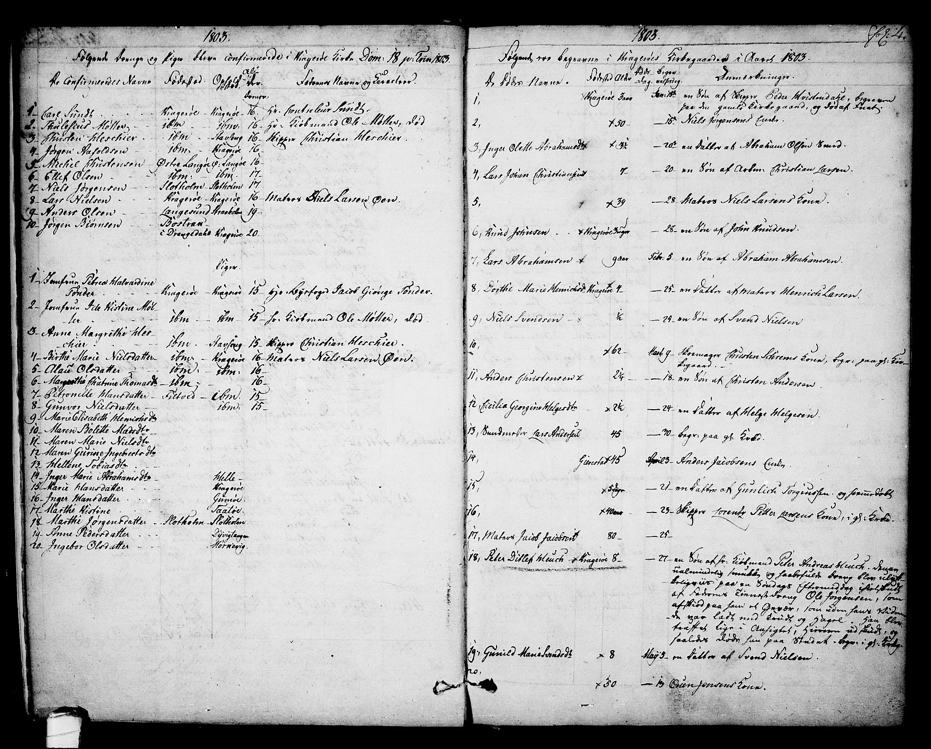 Kragerø kirkebøker, SAKO/A-278/F/Fa/L0003: Parish register (official) no. 3, 1802-1813, p. 4