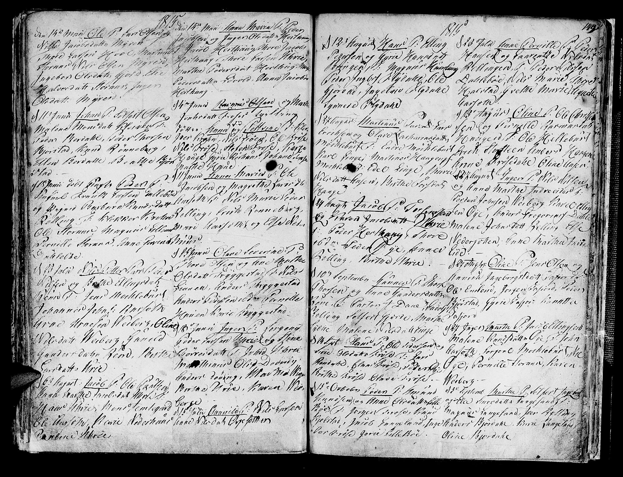 Ministerialprotokoller, klokkerbøker og fødselsregistre - Møre og Romsdal, AV/SAT-A-1454/519/L0245: Parish register (official) no. 519A04, 1774-1816, p. 148