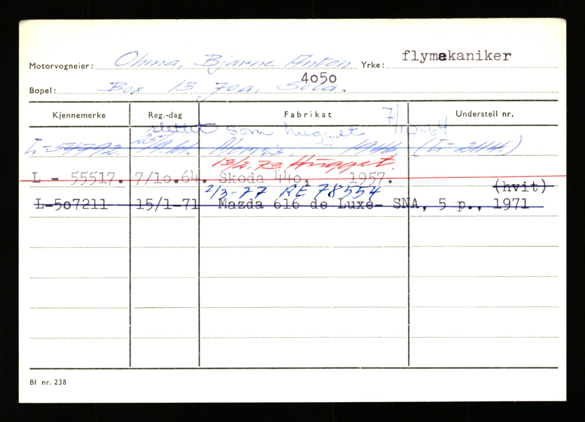 Stavanger trafikkstasjon, SAST/A-101942/0/H/L0028: Næsheim - Omastrand, 1930-1971, p. 2863