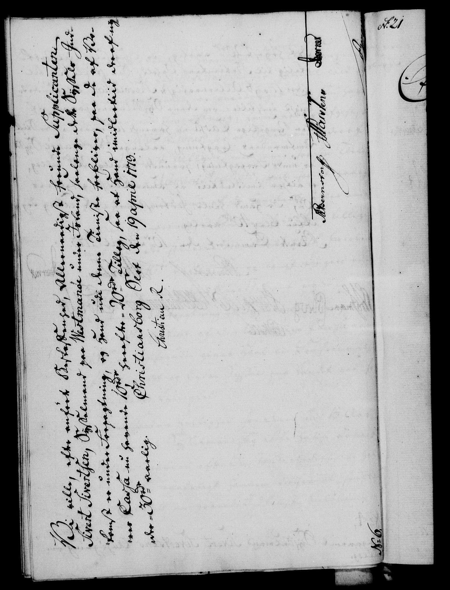 Rentekammeret, Kammerkanselliet, RA/EA-3111/G/Gf/Gfa/L0055: Norsk relasjons- og resolusjonsprotokoll (merket RK 52.55), 1773, p. 93