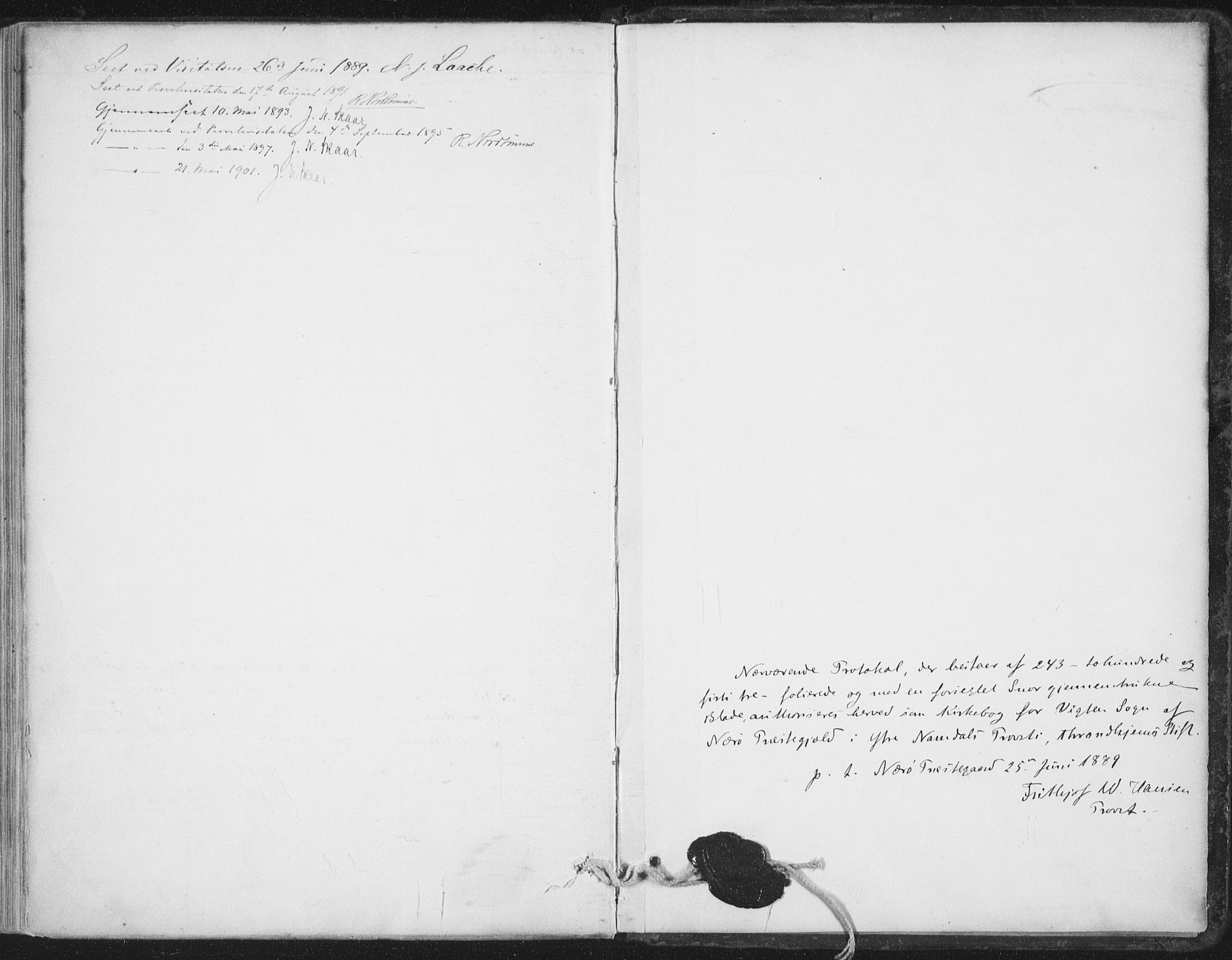 Ministerialprotokoller, klokkerbøker og fødselsregistre - Nord-Trøndelag, SAT/A-1458/786/L0687: Parish register (official) no. 786A03, 1888-1898