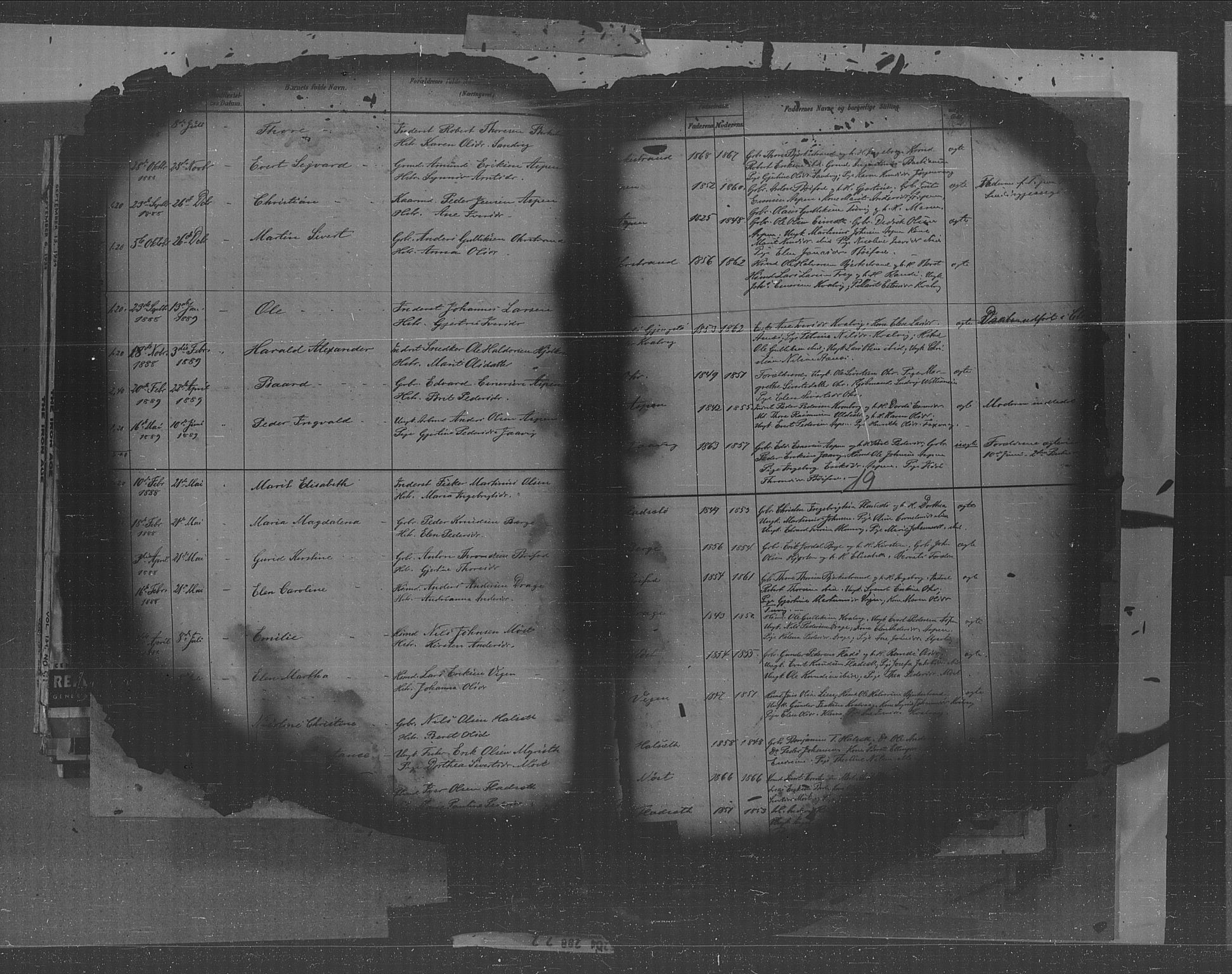 Kristiansund sokneprestkontor, AV/SAT-A-1068/1/I/I1: Parish register (official) no. 30, 1880-1919, p. 19