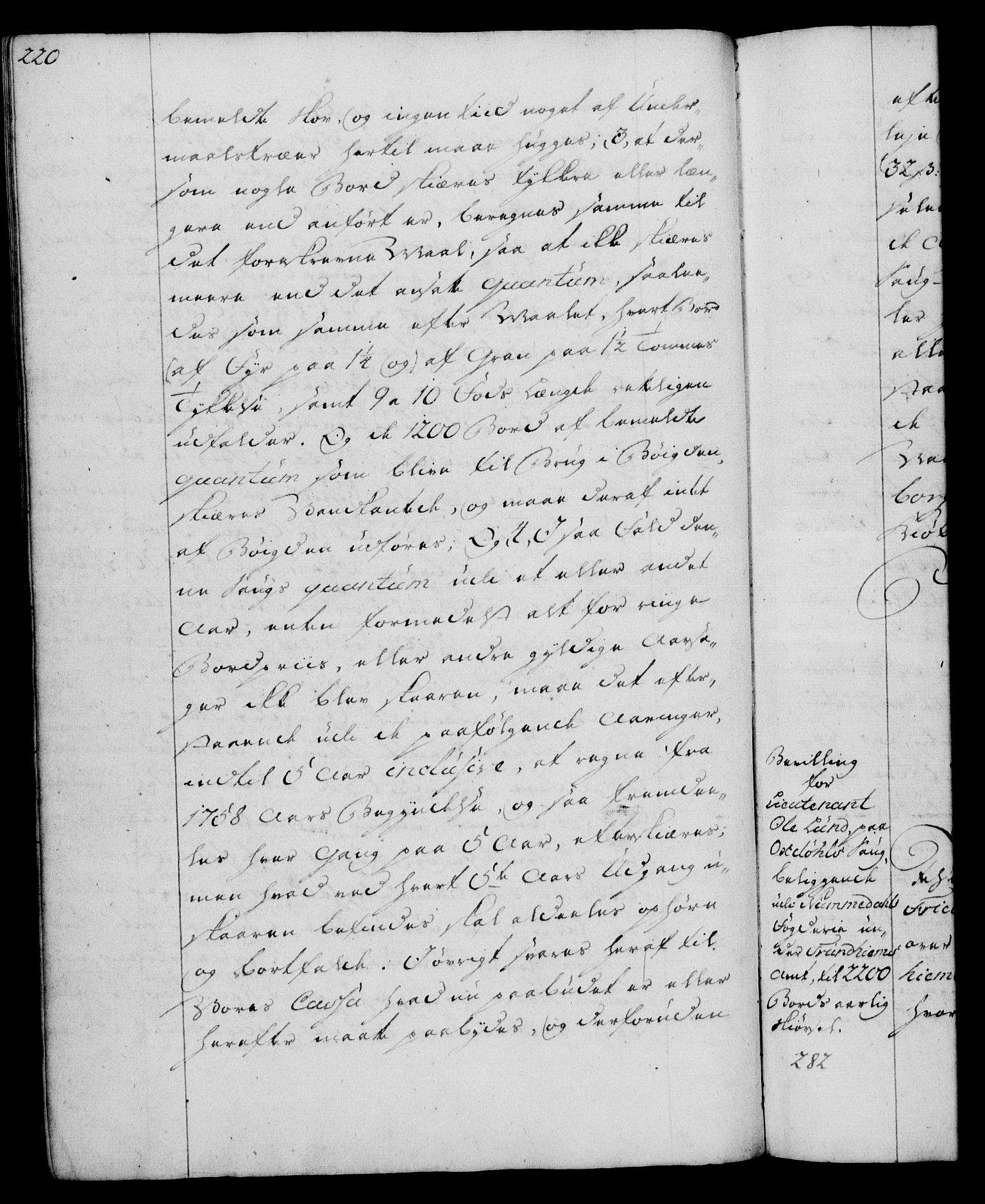 Rentekammeret, Kammerkanselliet, RA/EA-3111/G/Gg/Gga/L0007: Norsk ekspedisjonsprotokoll med register (merket RK 53.7), 1759-1768, p. 220