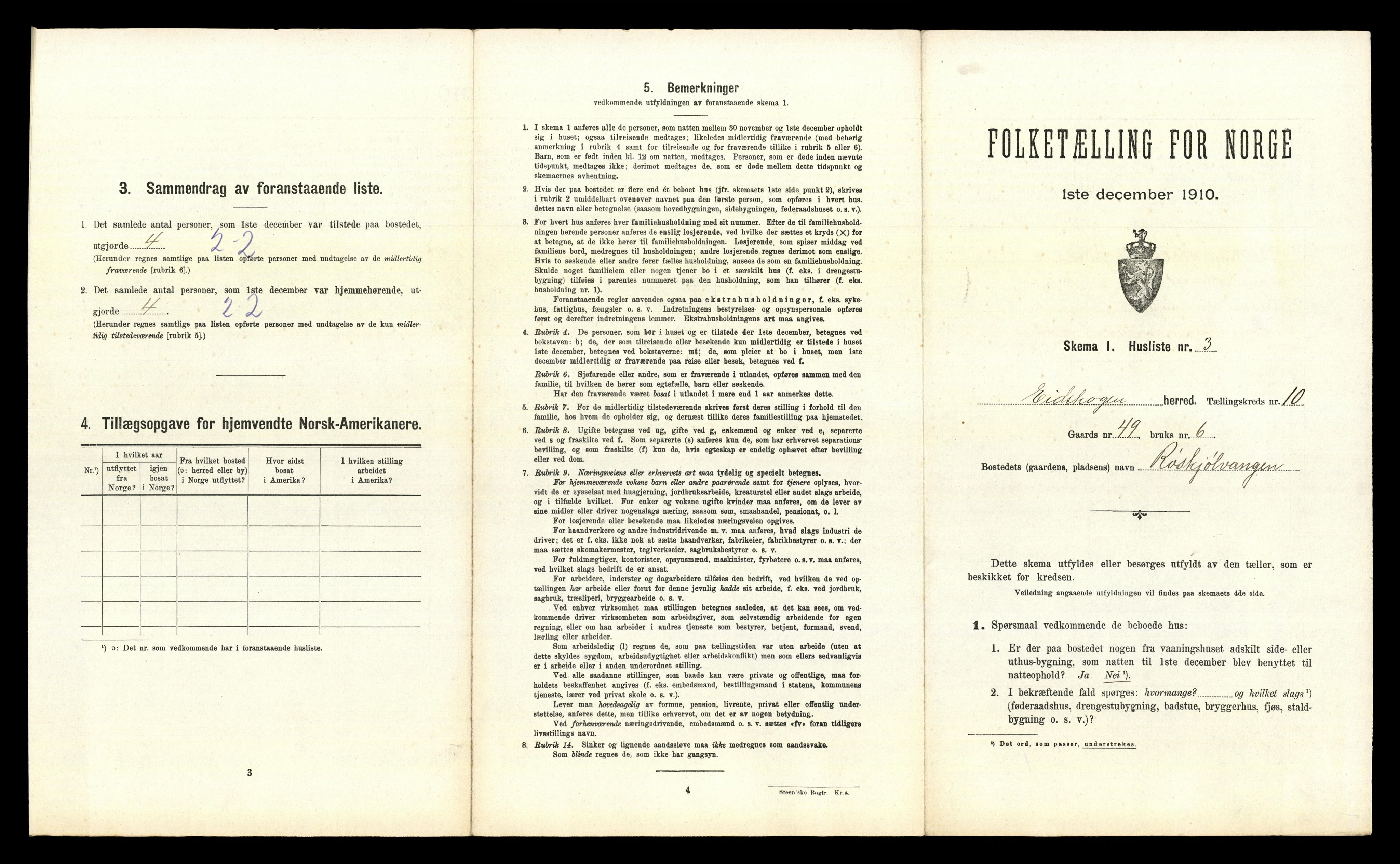 RA, 1910 census for Eidskog, 1910, p. 1568