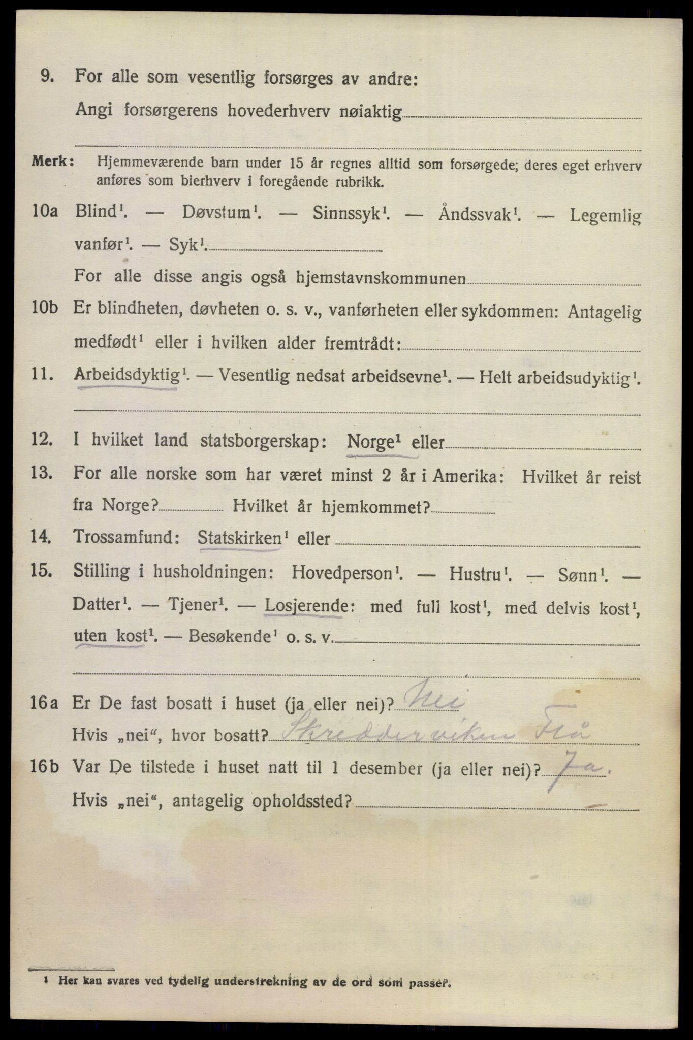 SAKO, 1920 census for Flå, 1920, p. 1368