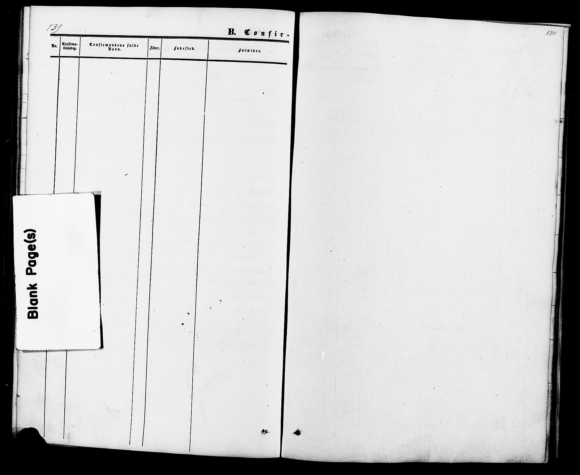 Fjotland sokneprestkontor, SAK/1111-0010/F/Fa/L0001: Parish register (official) no. A 1, 1850-1879, p. 134