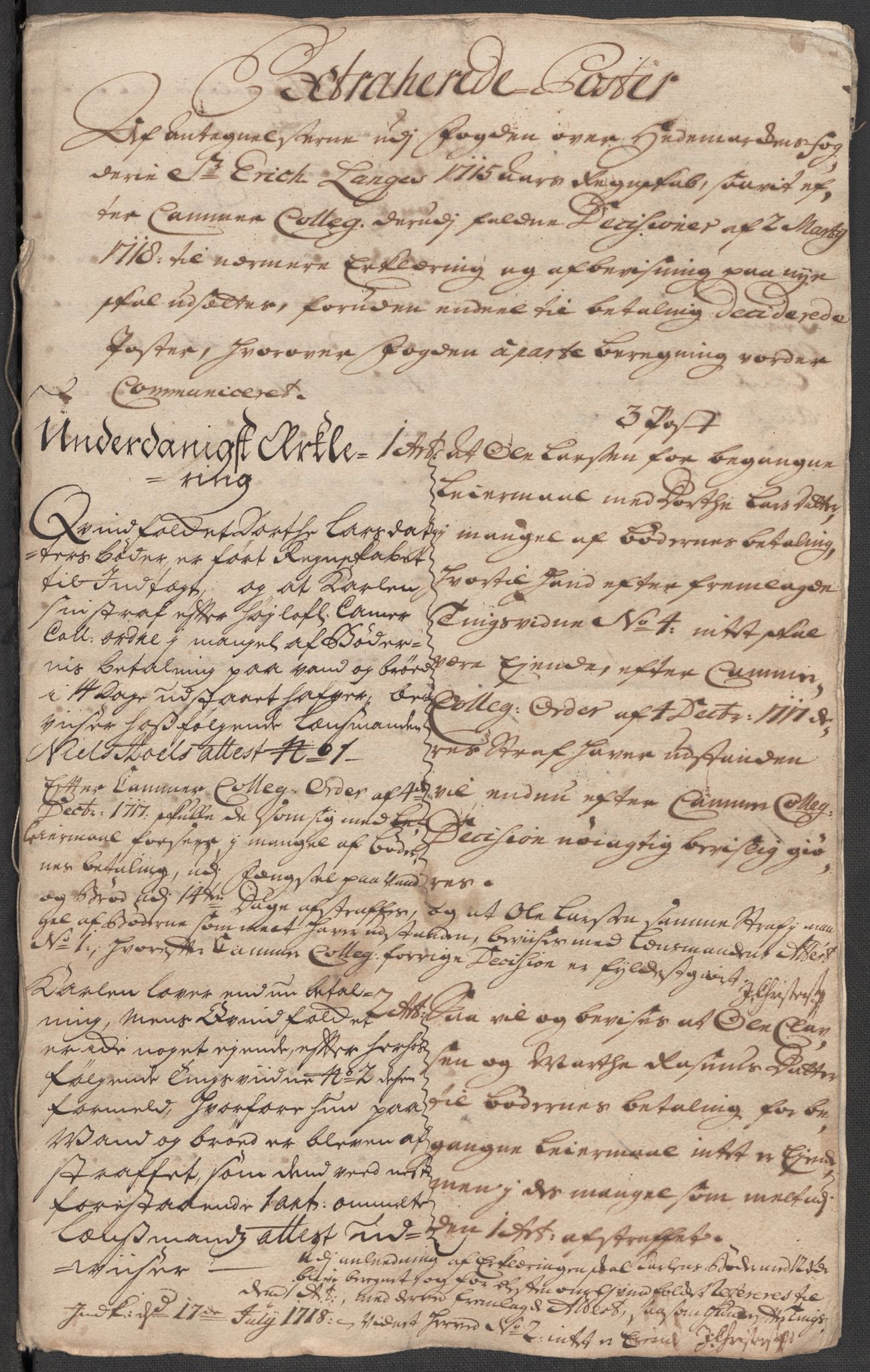 Rentekammeret inntil 1814, Reviderte regnskaper, Fogderegnskap, AV/RA-EA-4092/R16/L1054: Fogderegnskap Hedmark, 1715, p. 203