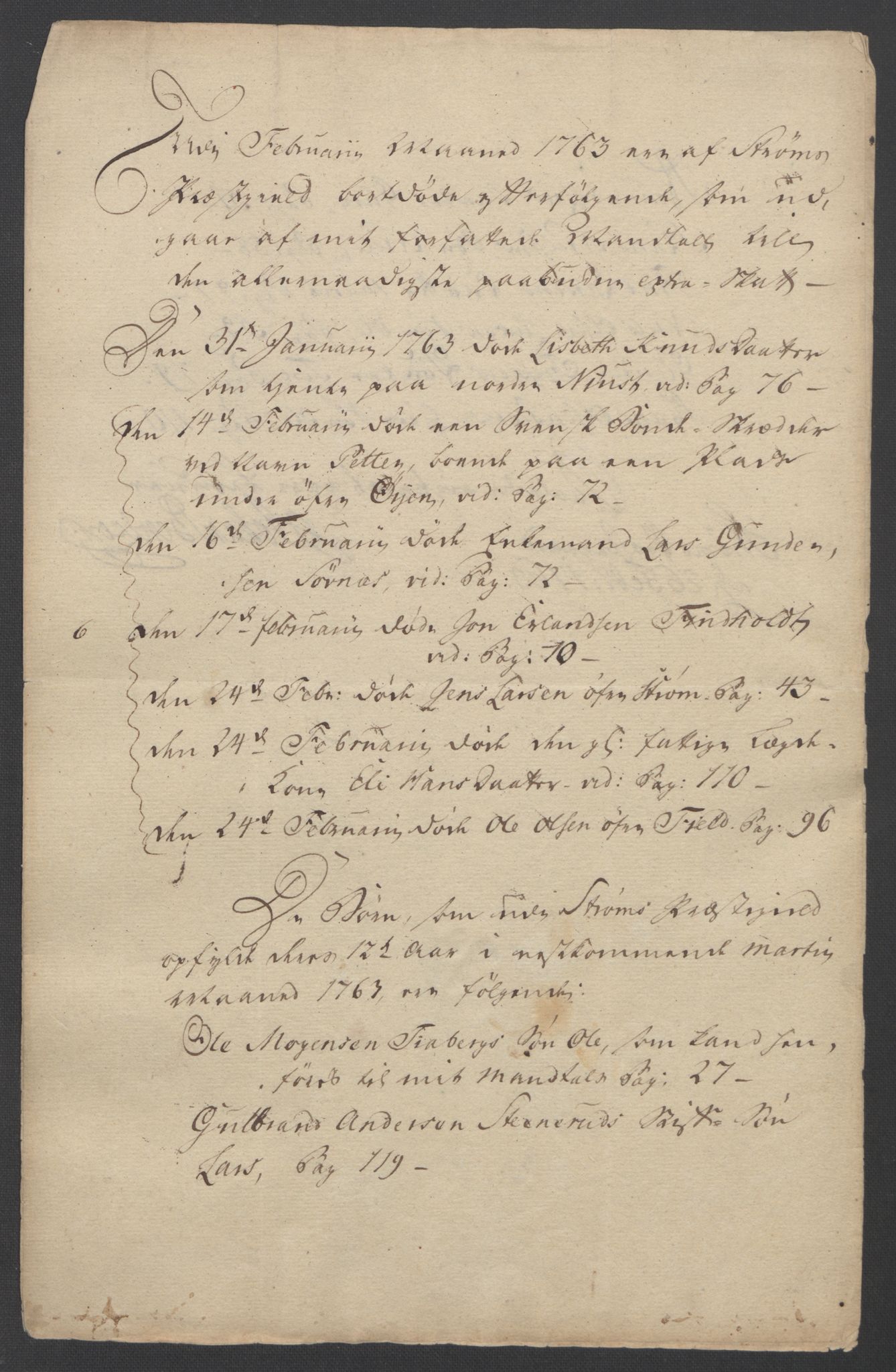 Rentekammeret inntil 1814, Reviderte regnskaper, Fogderegnskap, AV/RA-EA-4092/R14/L0959: Ekstraskatten Solør og Odal, 1763-1770, p. 40