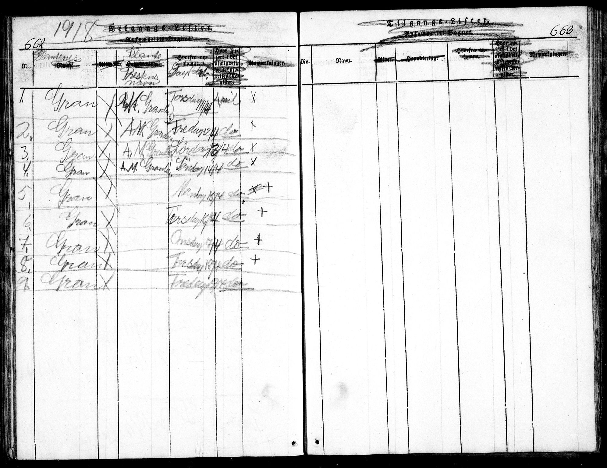 Nesodden prestekontor Kirkebøker, AV/SAO-A-10013/G/Ga/L0001: Parish register (copy) no. I 1, 1814-1847, p. 662-663