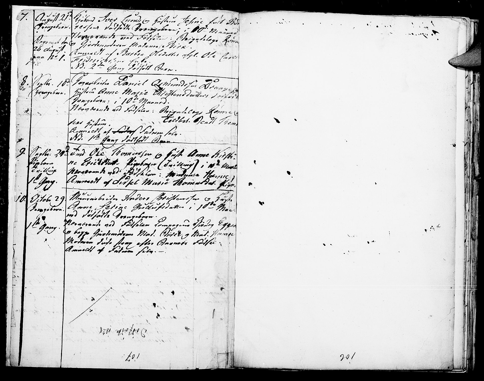 Kristiansand domprosti, SAK/1112-0006/F/Fb/L0005: Parish register (copy) no. B 5, 1827-1828, p. 106-107