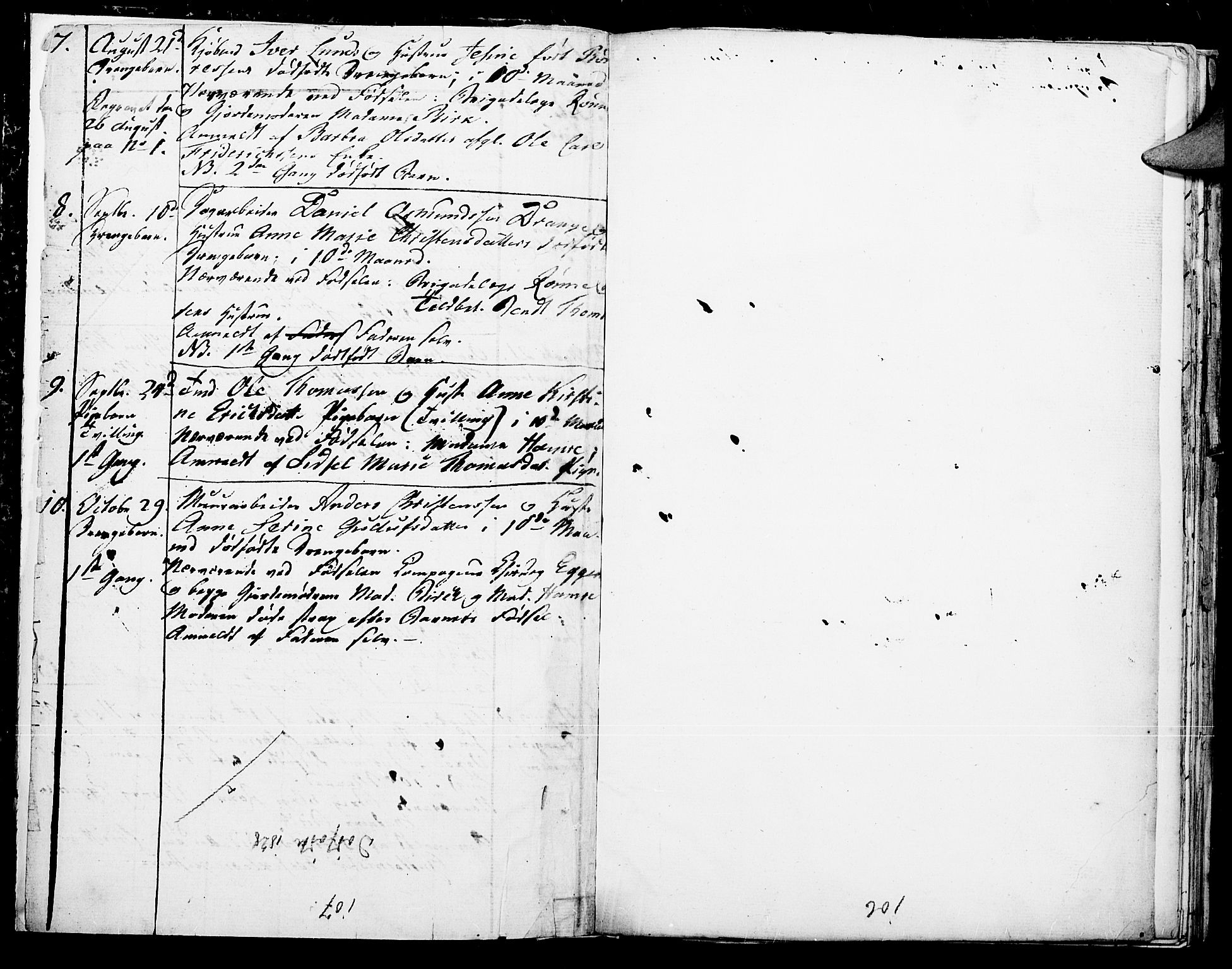 Kristiansand domprosti, AV/SAK-1112-0006/F/Fb/L0005: Parish register (copy) no. B 5, 1827-1828, p. 106-107