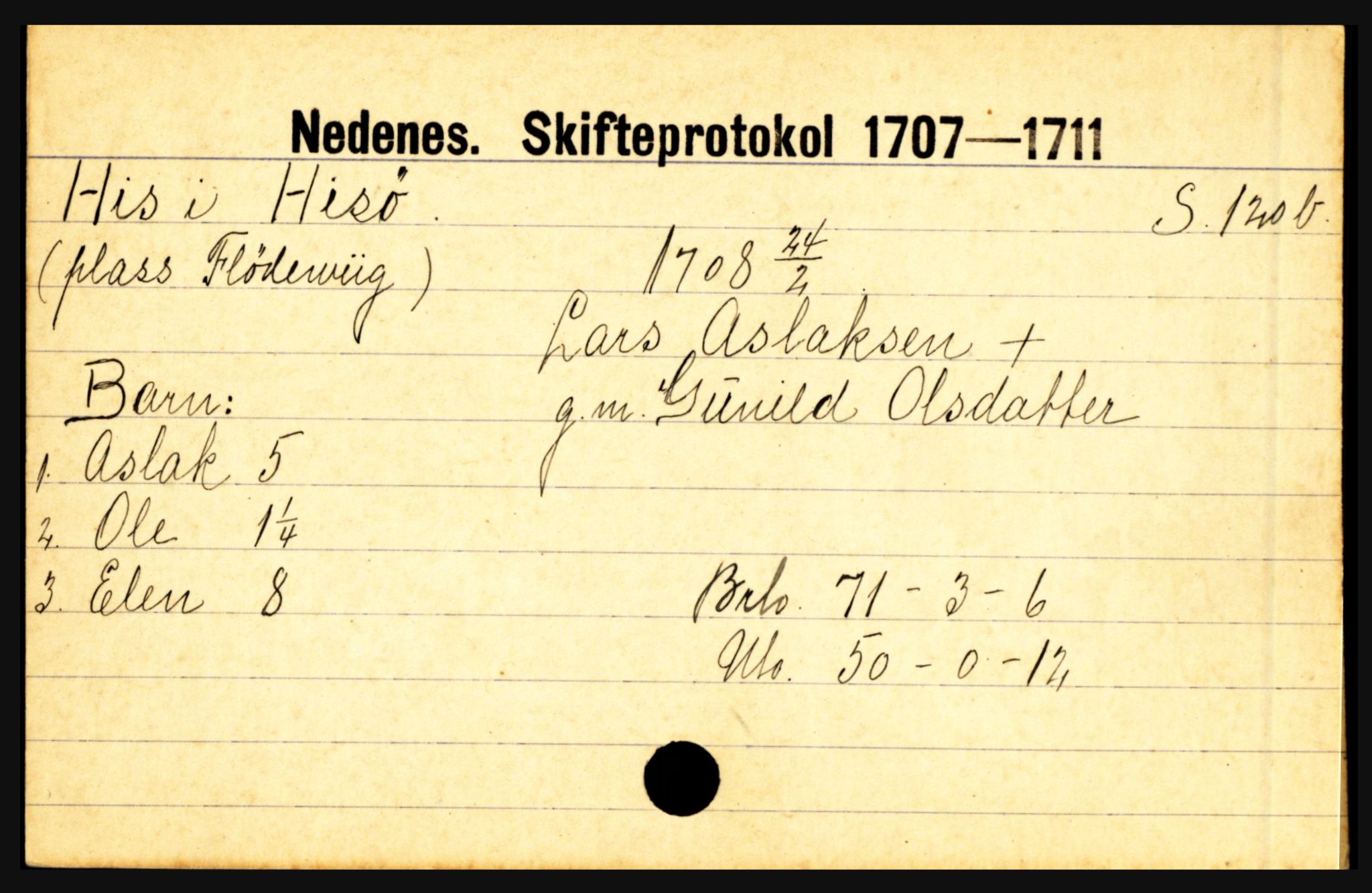 Nedenes sorenskriveri før 1824, AV/SAK-1221-0007/H, p. 12157