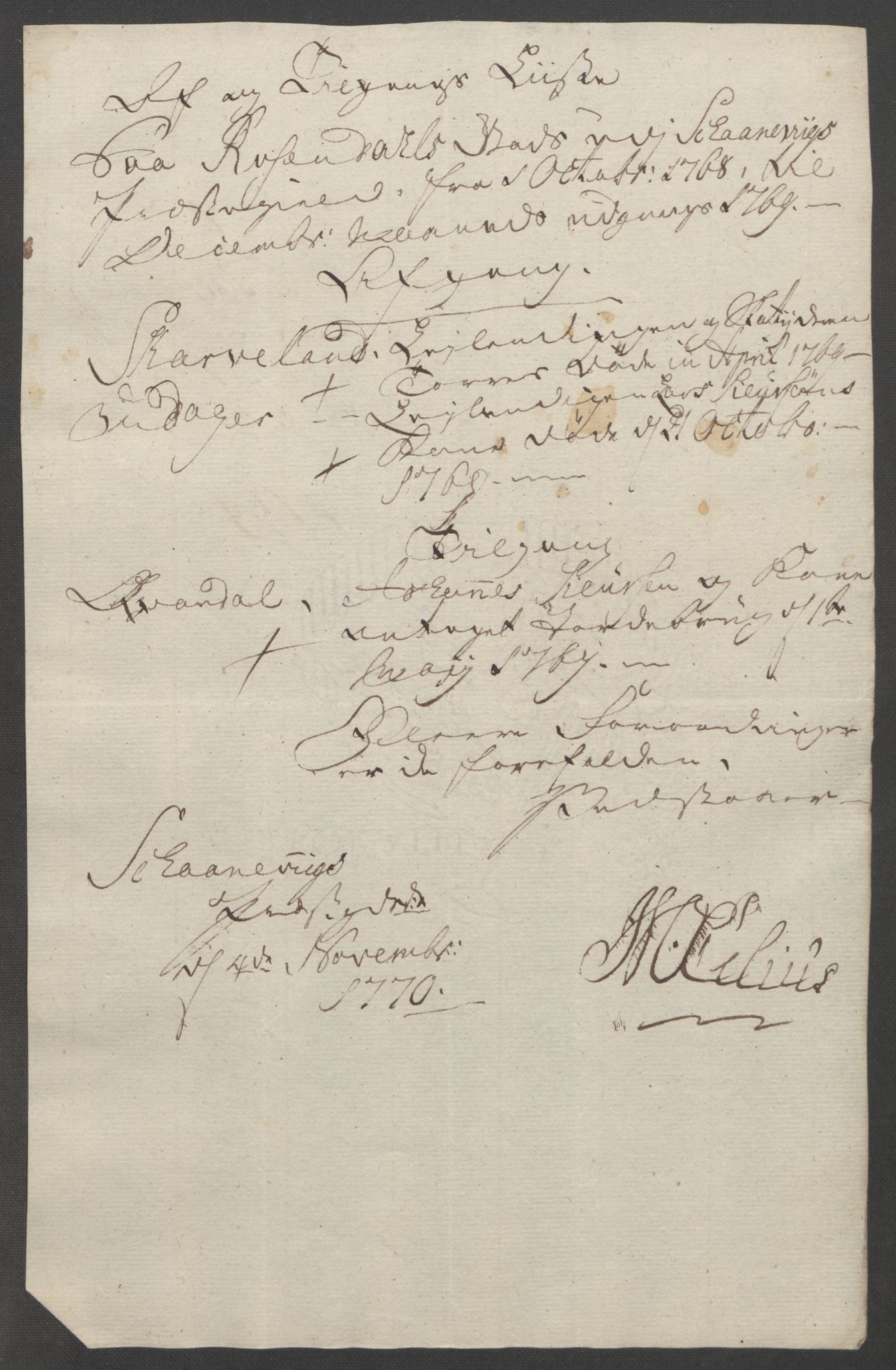 Rentekammeret inntil 1814, Reviderte regnskaper, Fogderegnskap, AV/RA-EA-4092/R49/L3157: Ekstraskatten Rosendal Baroni, 1762-1772, p. 260