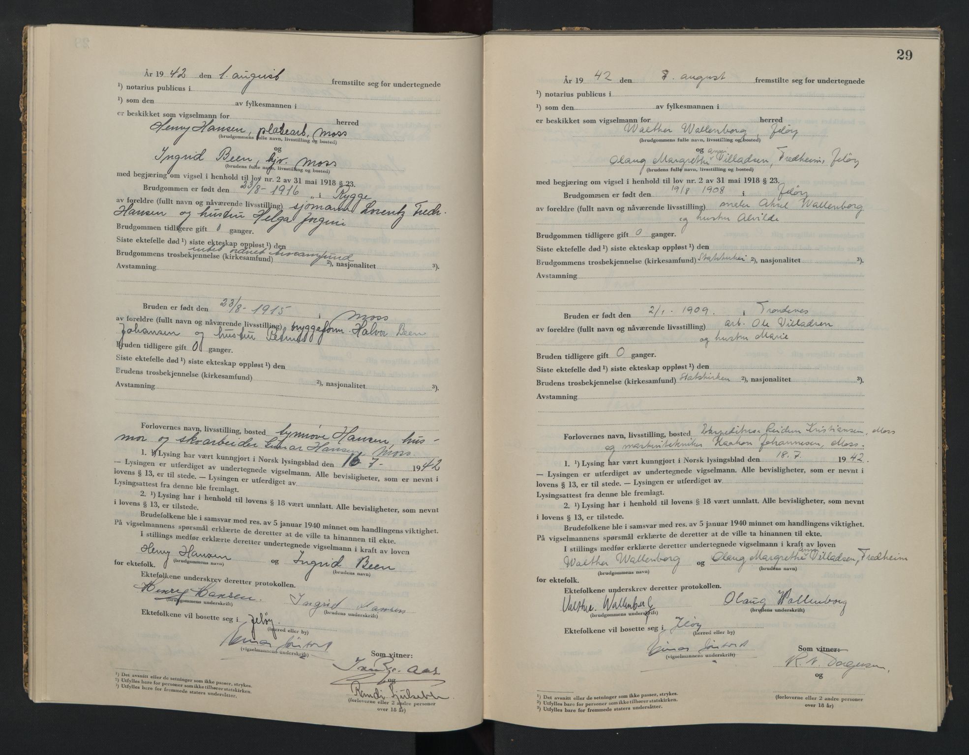 Moss sorenskriveri, AV/SAO-A-10168, 1942-1943, p. 29