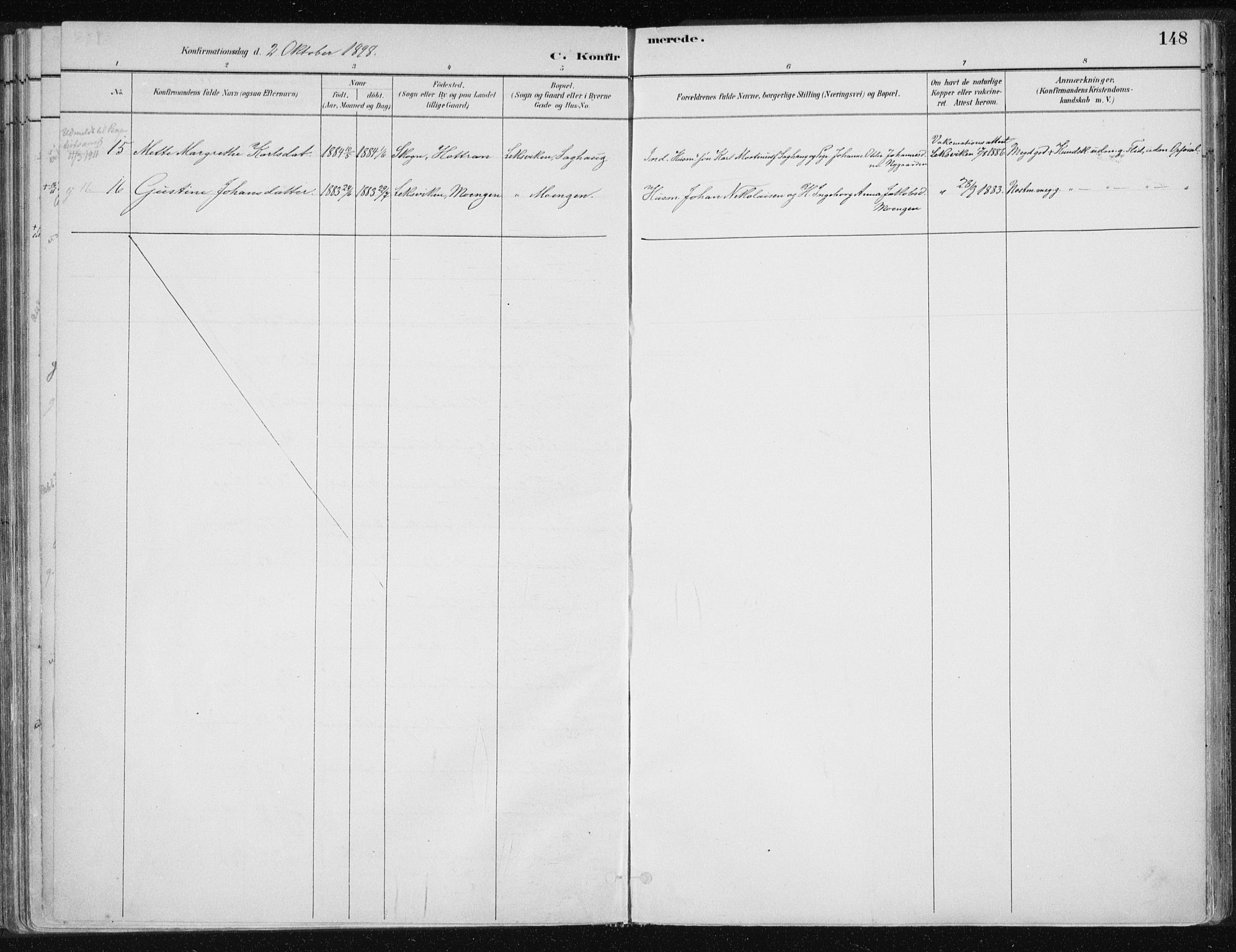 Ministerialprotokoller, klokkerbøker og fødselsregistre - Nord-Trøndelag, SAT/A-1458/701/L0010: Parish register (official) no. 701A10, 1883-1899, p. 148
