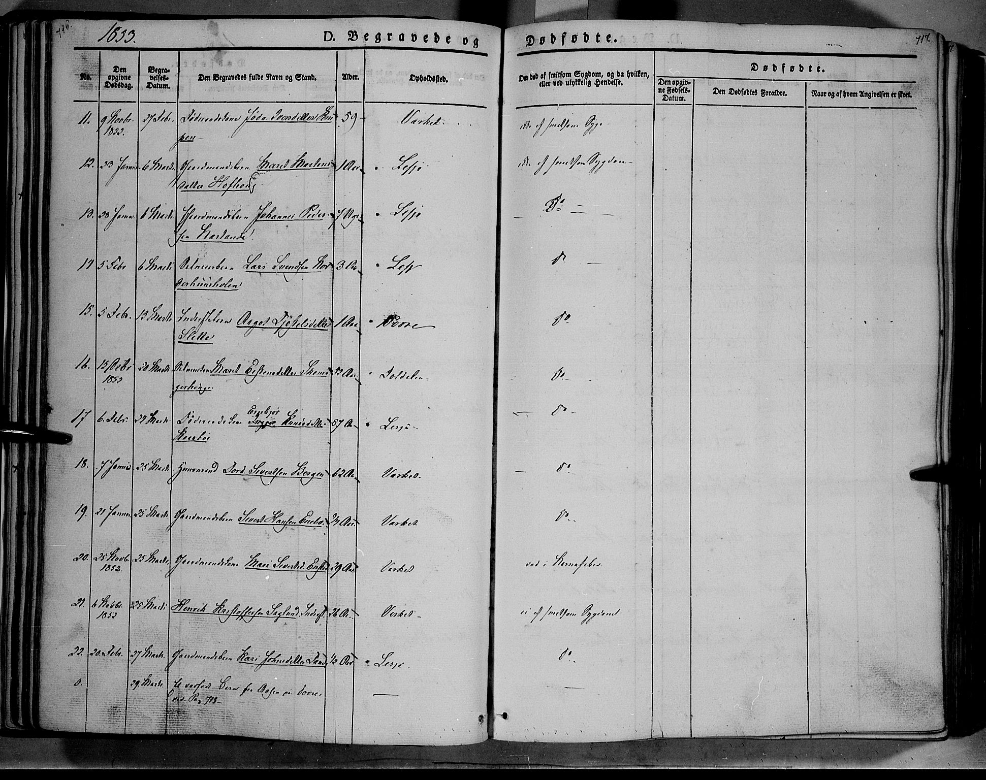 Lesja prestekontor, SAH/PREST-068/H/Ha/Haa/L0006: Parish register (official) no. 6B, 1843-1854, p. 716-717