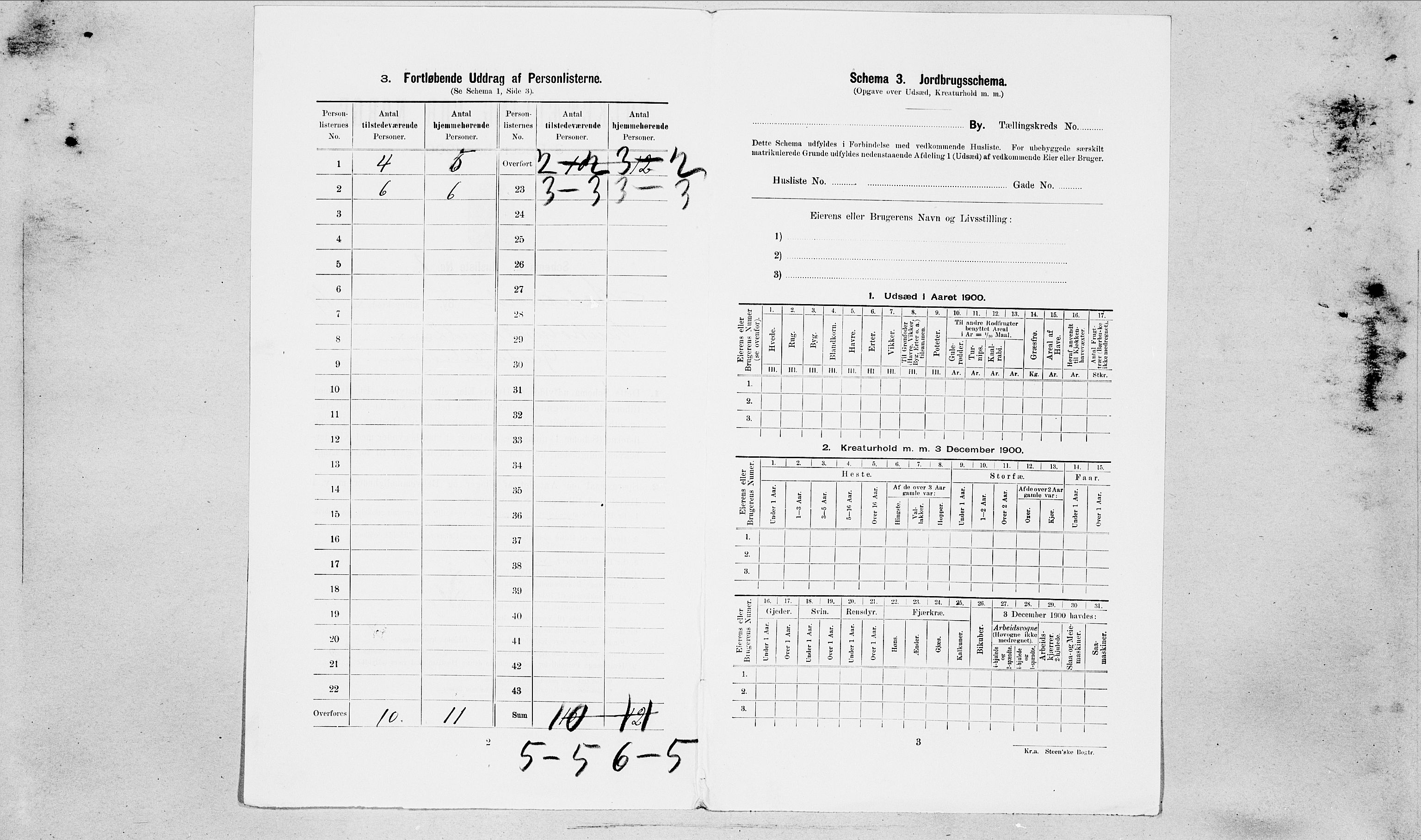 SAT, 1900 census for Ålesund, 1900, p. 4667