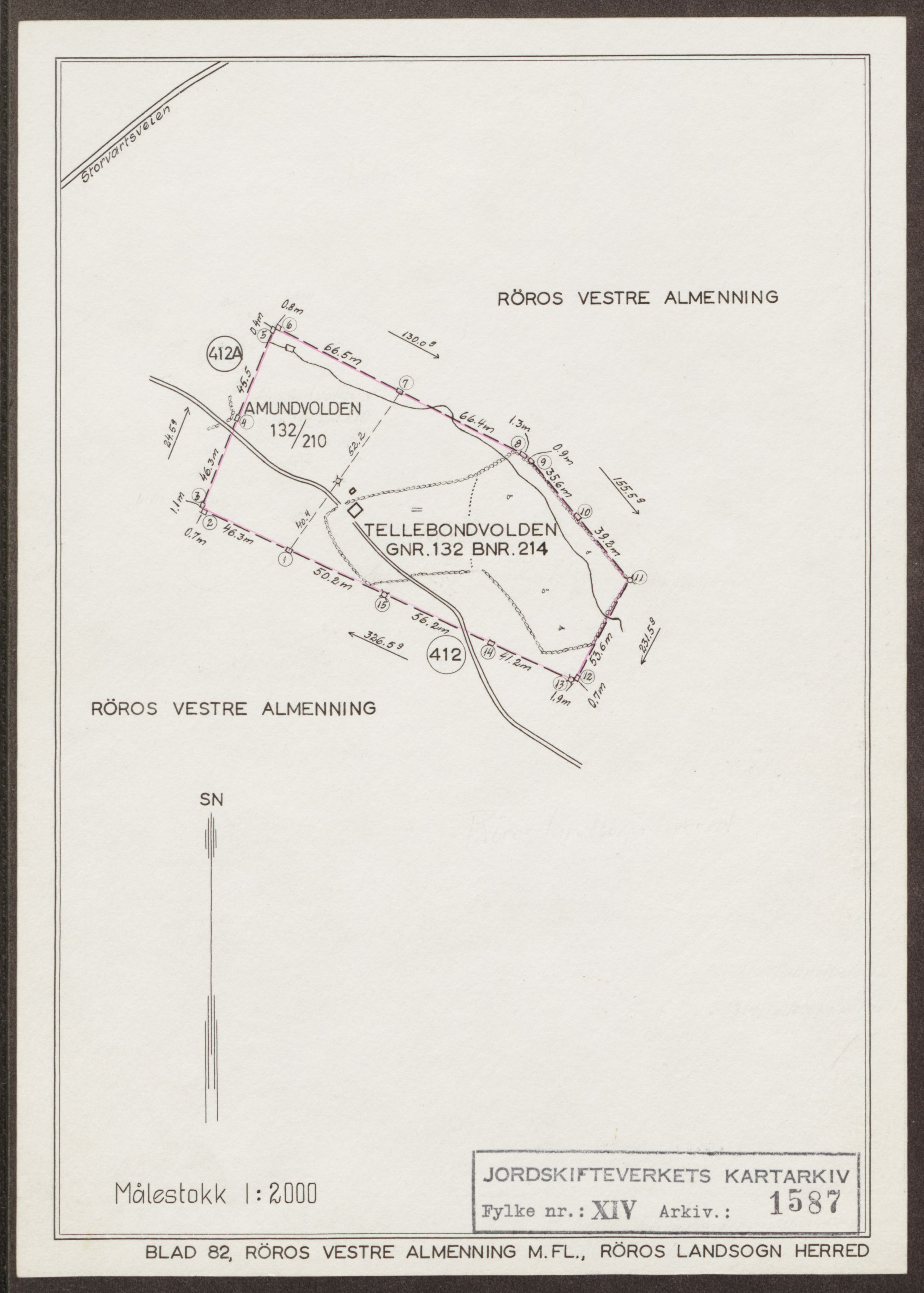 Jordskifteverkets kartarkiv, RA/S-3929/T, 1859-1988, p. 2498