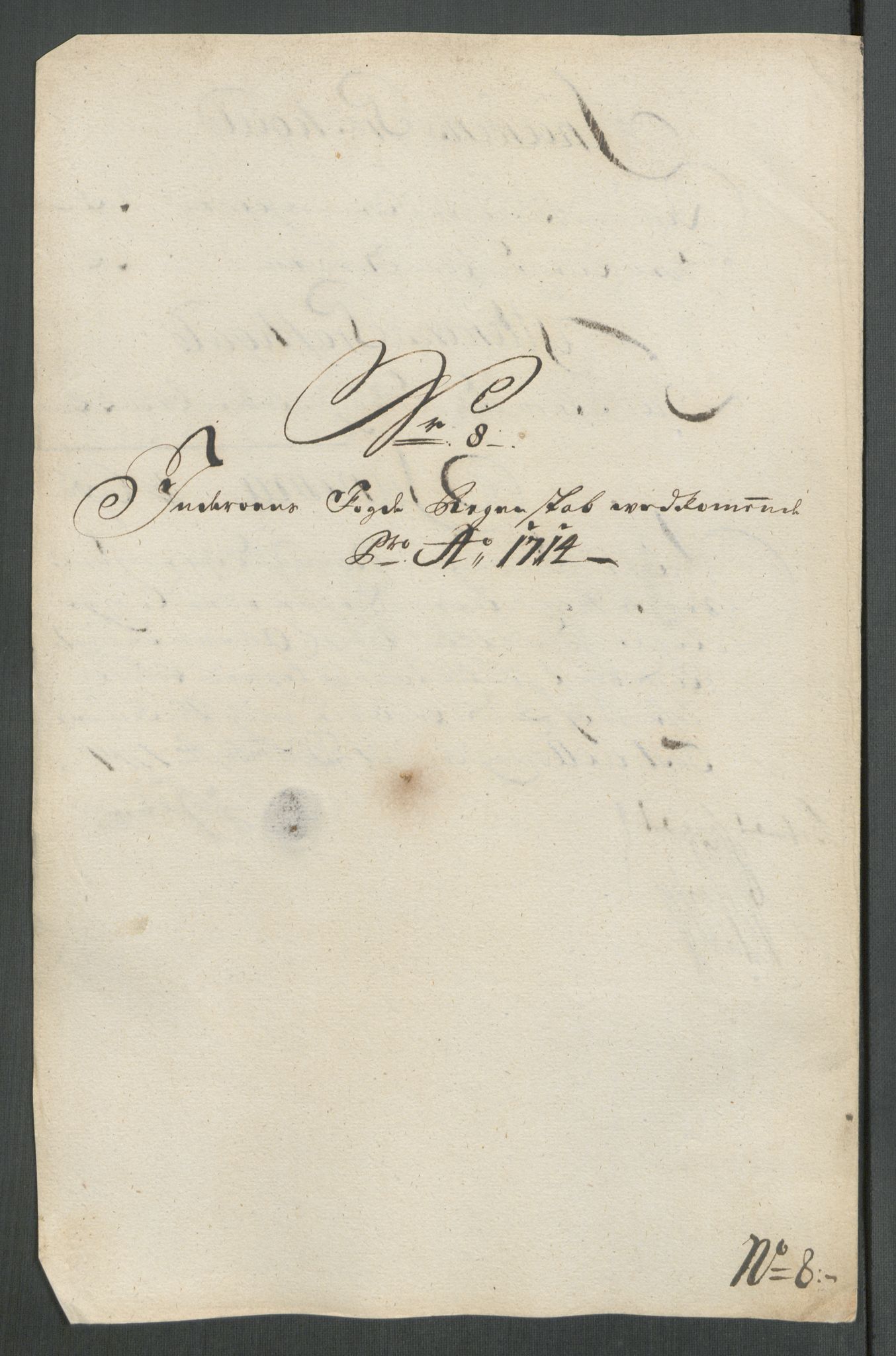 Rentekammeret inntil 1814, Reviderte regnskaper, Fogderegnskap, RA/EA-4092/R63/L4322: Fogderegnskap Inderøy, 1714, p. 198