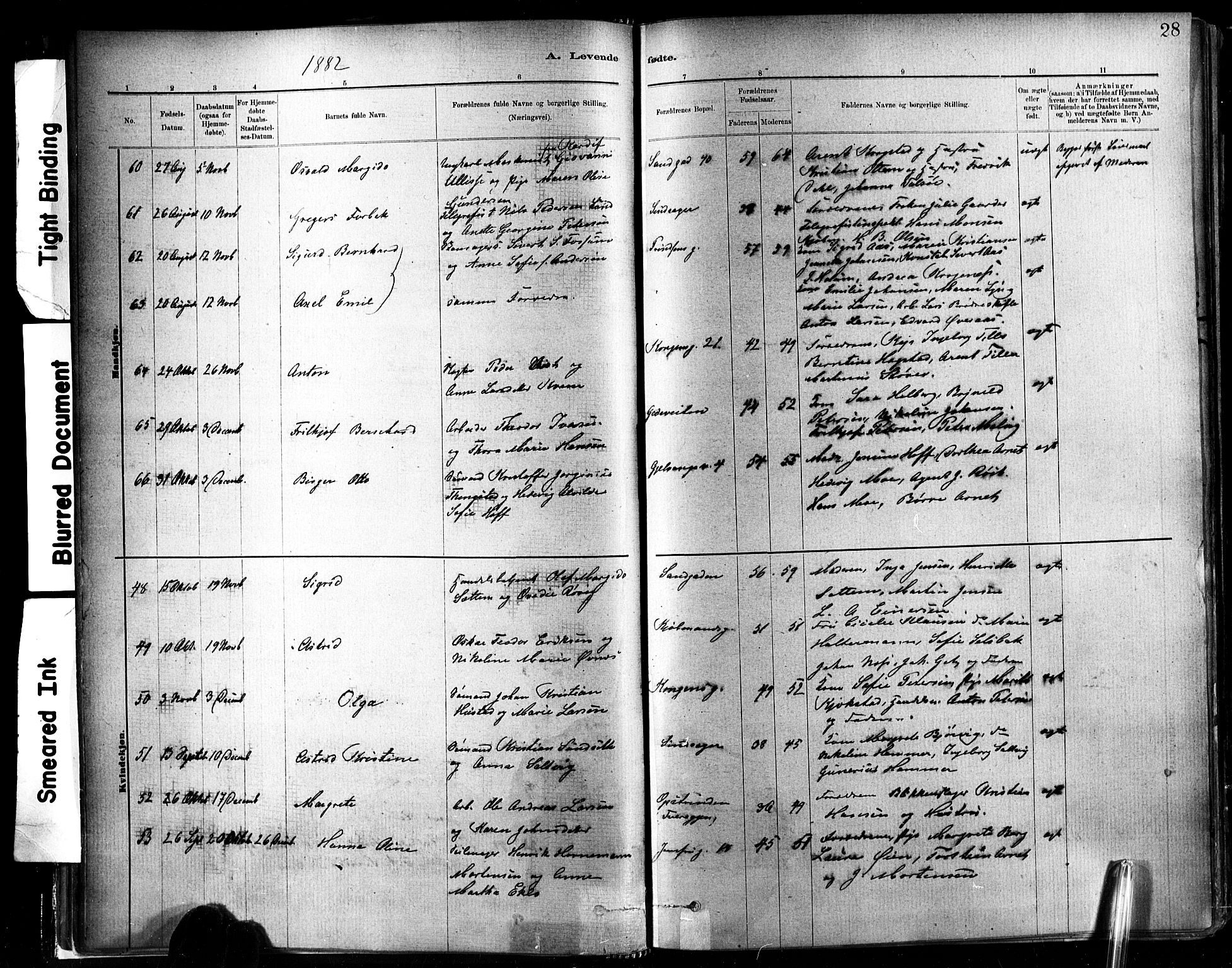 Ministerialprotokoller, klokkerbøker og fødselsregistre - Sør-Trøndelag, SAT/A-1456/602/L0119: Parish register (official) no. 602A17, 1880-1901, p. 28