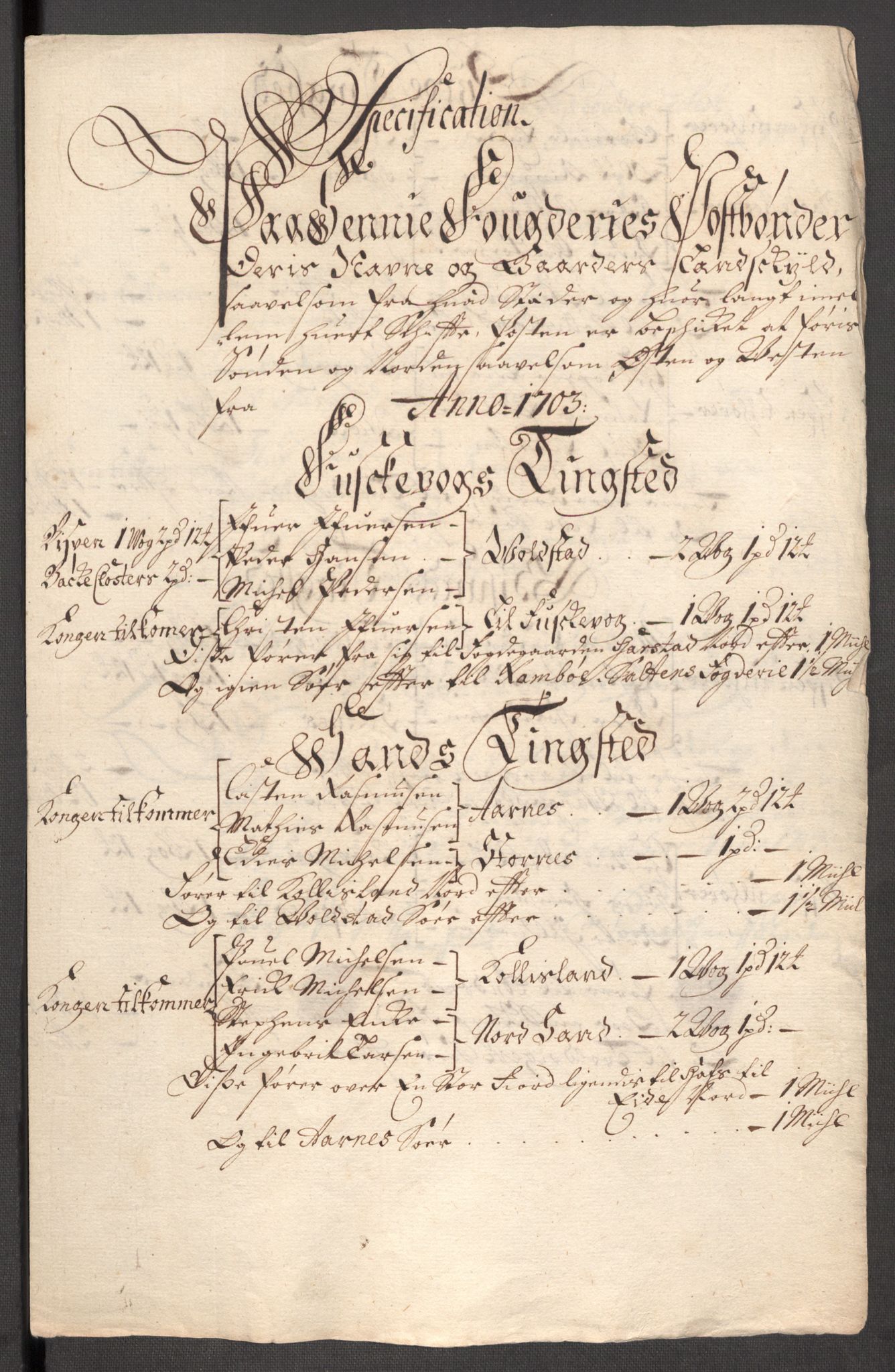 Rentekammeret inntil 1814, Reviderte regnskaper, Fogderegnskap, RA/EA-4092/R68/L4755: Fogderegnskap Senja og Troms, 1700-1704, p. 345