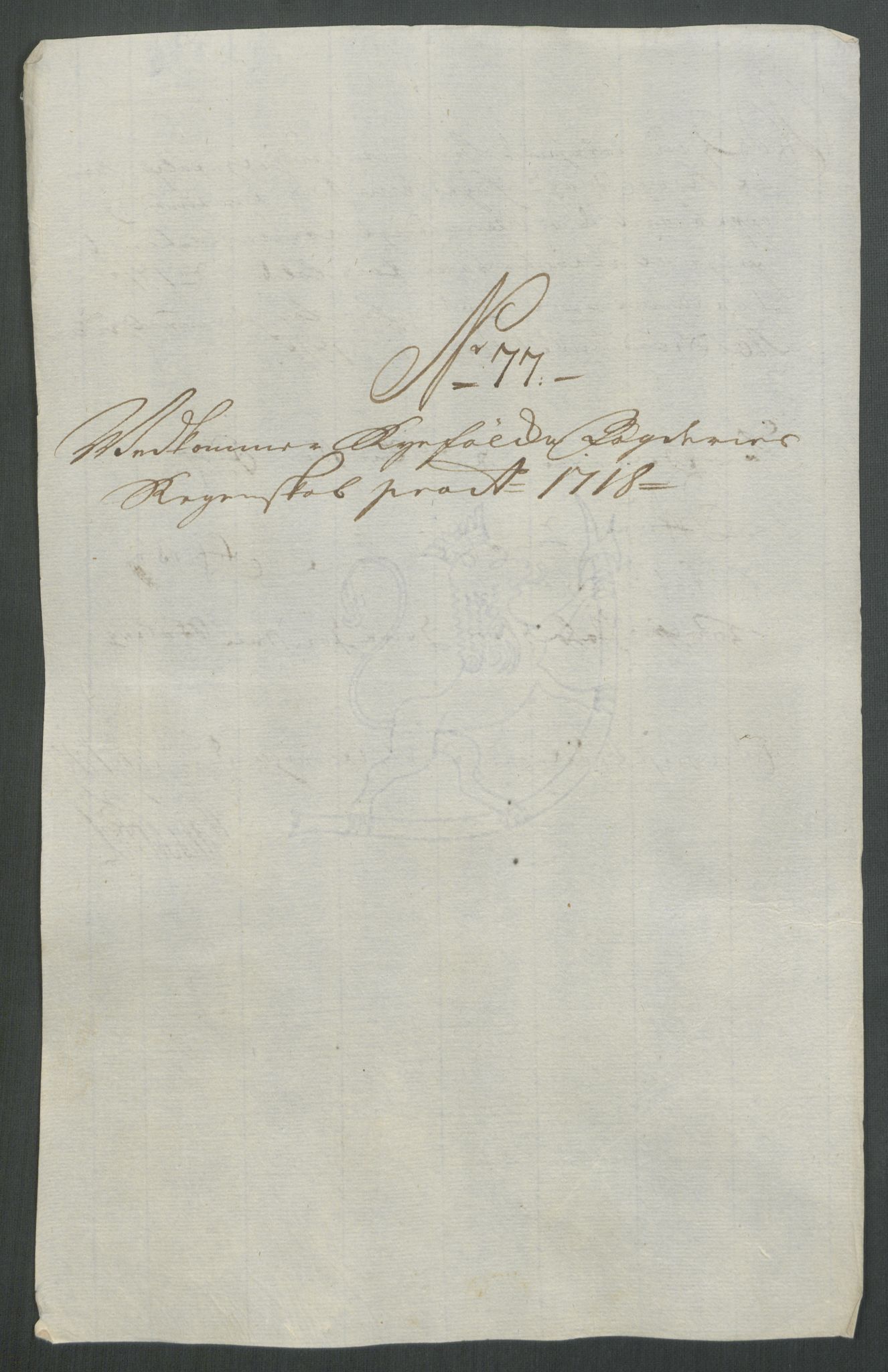 Rentekammeret inntil 1814, Reviderte regnskaper, Fogderegnskap, AV/RA-EA-4092/R47/L2871: Fogderegnskap Ryfylke, 1718, p. 348