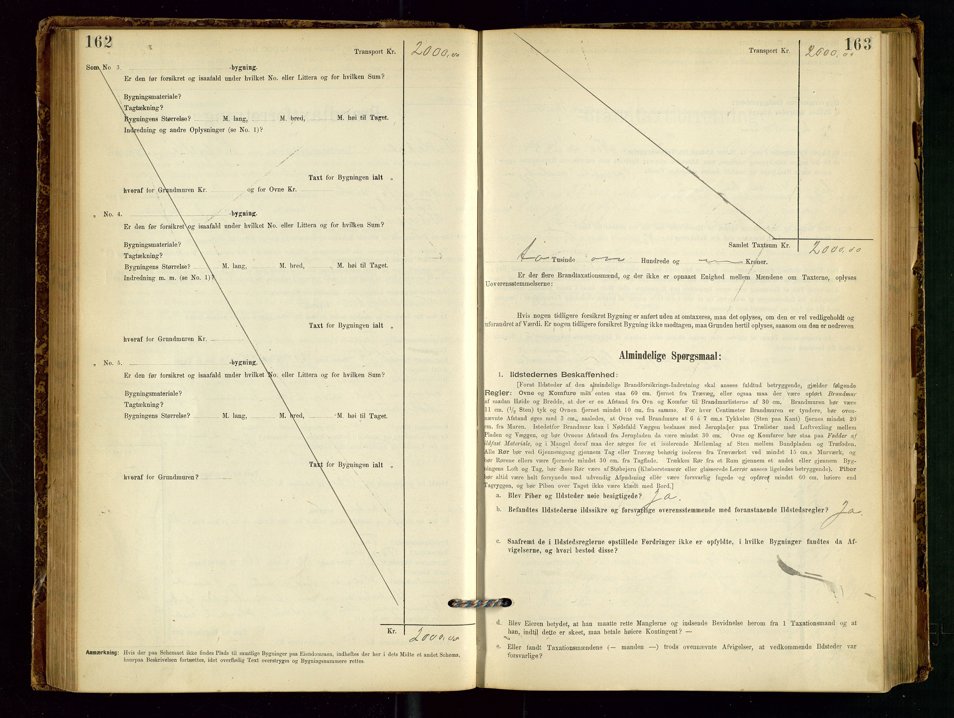 Vikedal lensmannskontor, AV/SAST-A-100179/Gob/L0004: Branntakstprotokoll, 1894-1952, p. 162-163