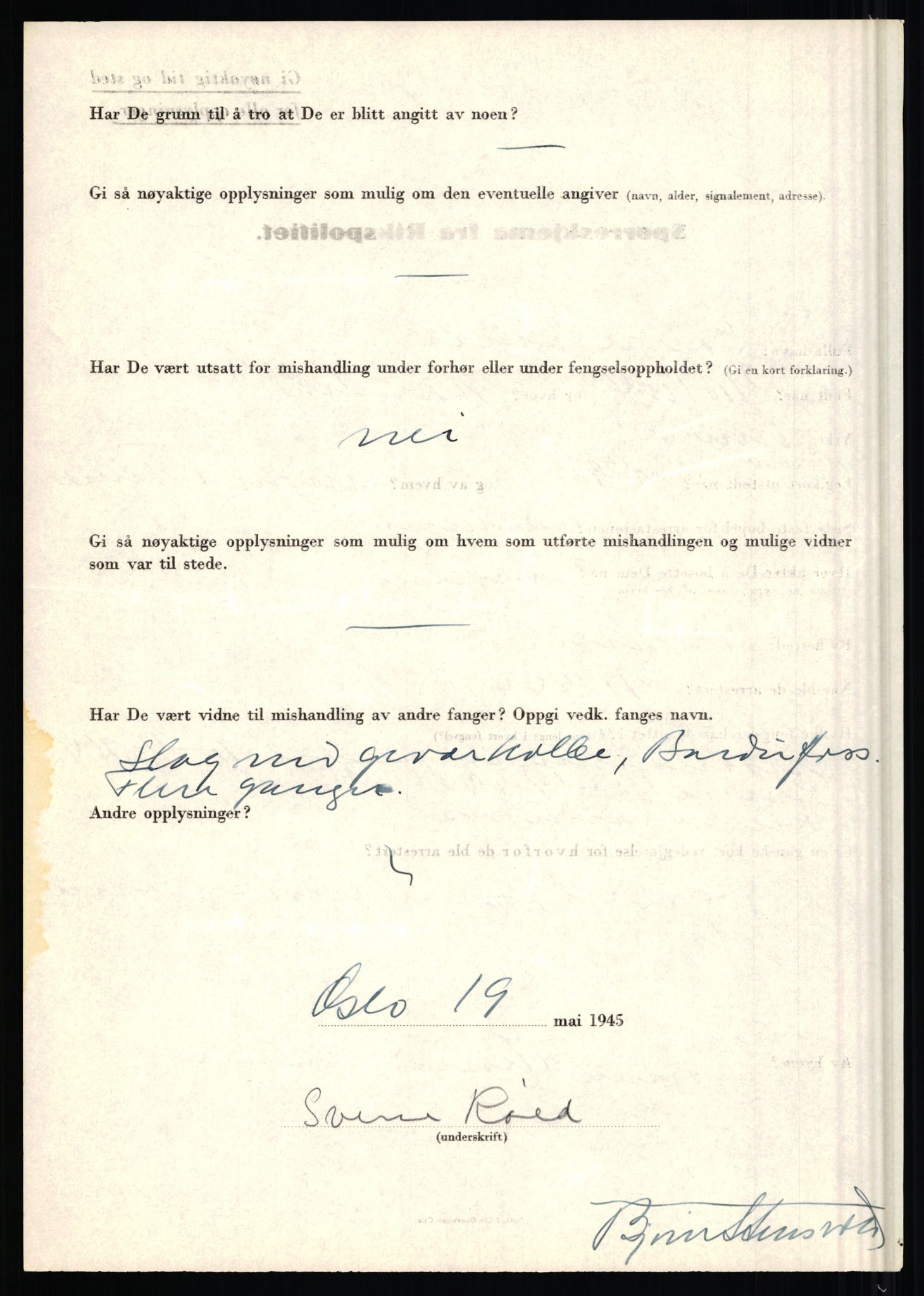 Rikspolitisjefen, AV/RA-S-1560/L/L0014: Pettersen, Aksel - Savosnick, Ernst, 1940-1945, p. 913