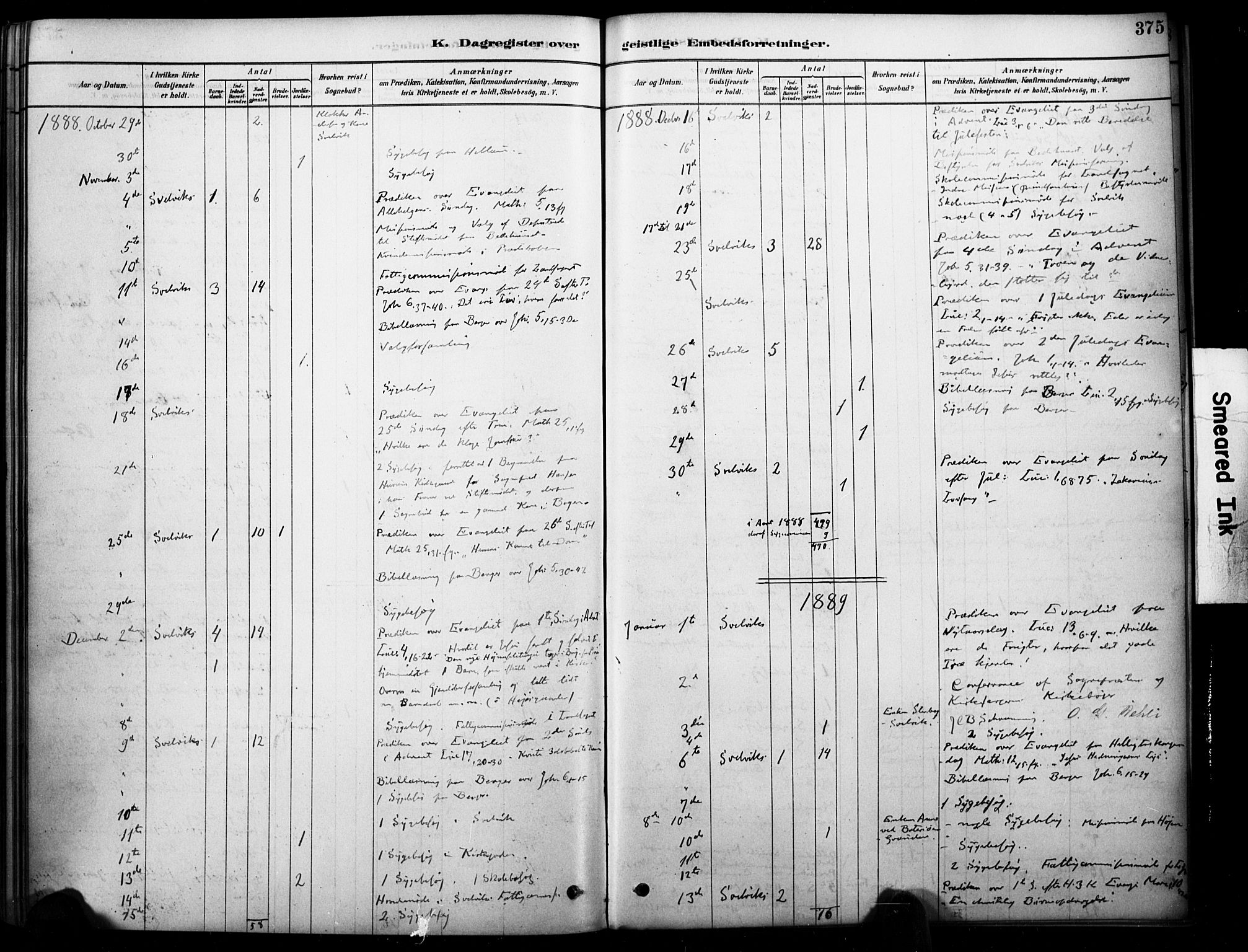 Strømm kirkebøker, AV/SAKO-A-322/F/Fb/L0001: Parish register (official) no. II 1, 1878-1899, p. 375