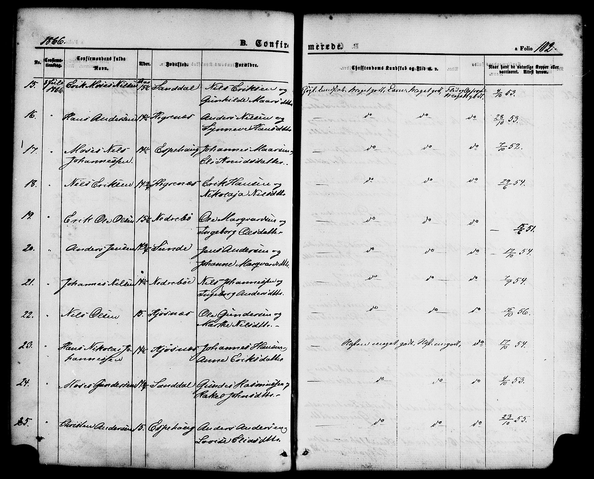 Jølster sokneprestembete, SAB/A-80701/H/Haa/Haaa/L0011: Parish register (official) no. A 11, 1866-1881, p. 102