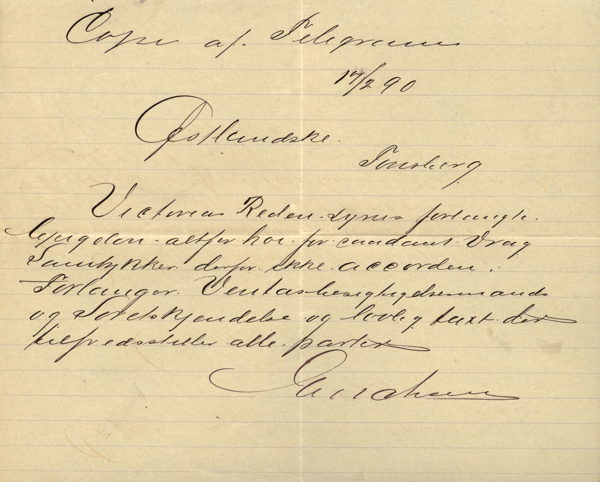 Pa 63 - Østlandske skibsassuranceforening, VEMU/A-1079/G/Ga/L0025/0002: Havaridokumenter / Victoria, St. Petersburg, Windsor, 1890, p. 71