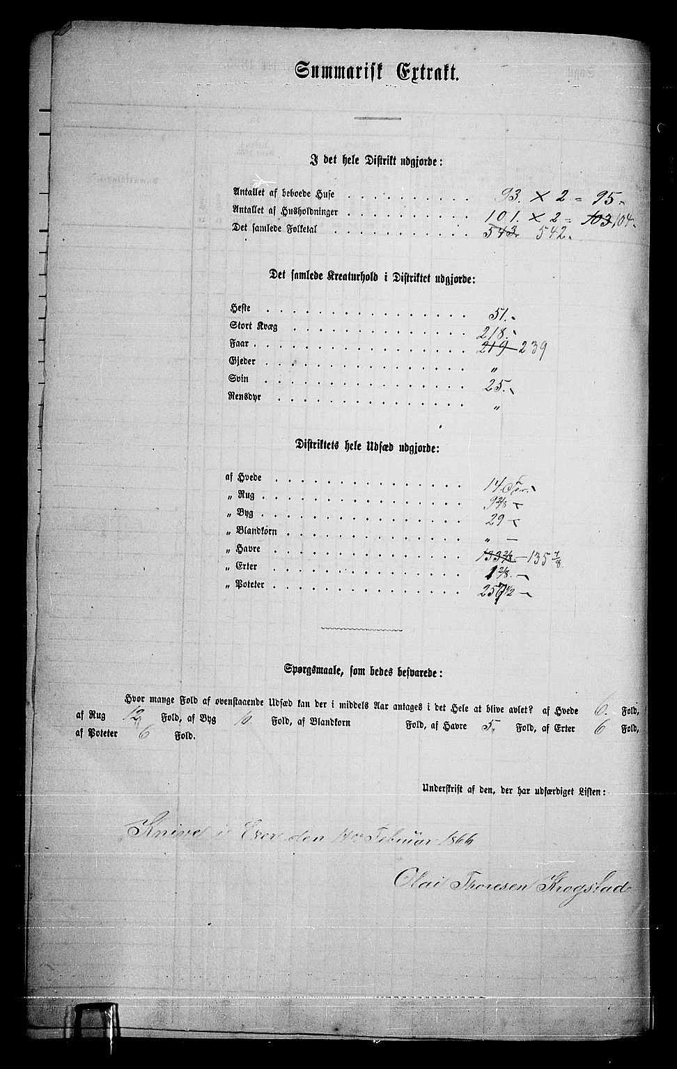 RA, 1865 census for Eiker, 1865, p. 474