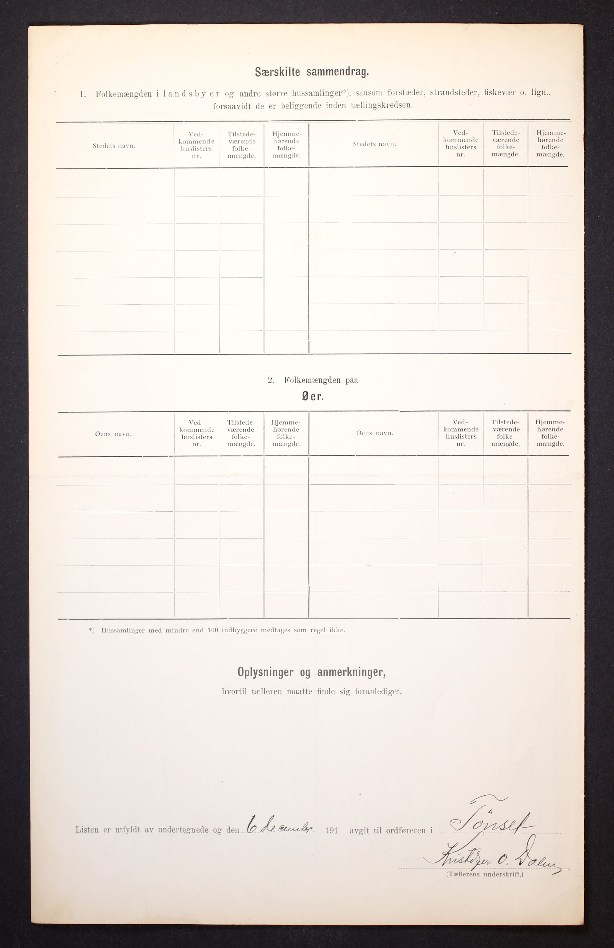 RA, 1910 census for Tynset, 1910, p. 37