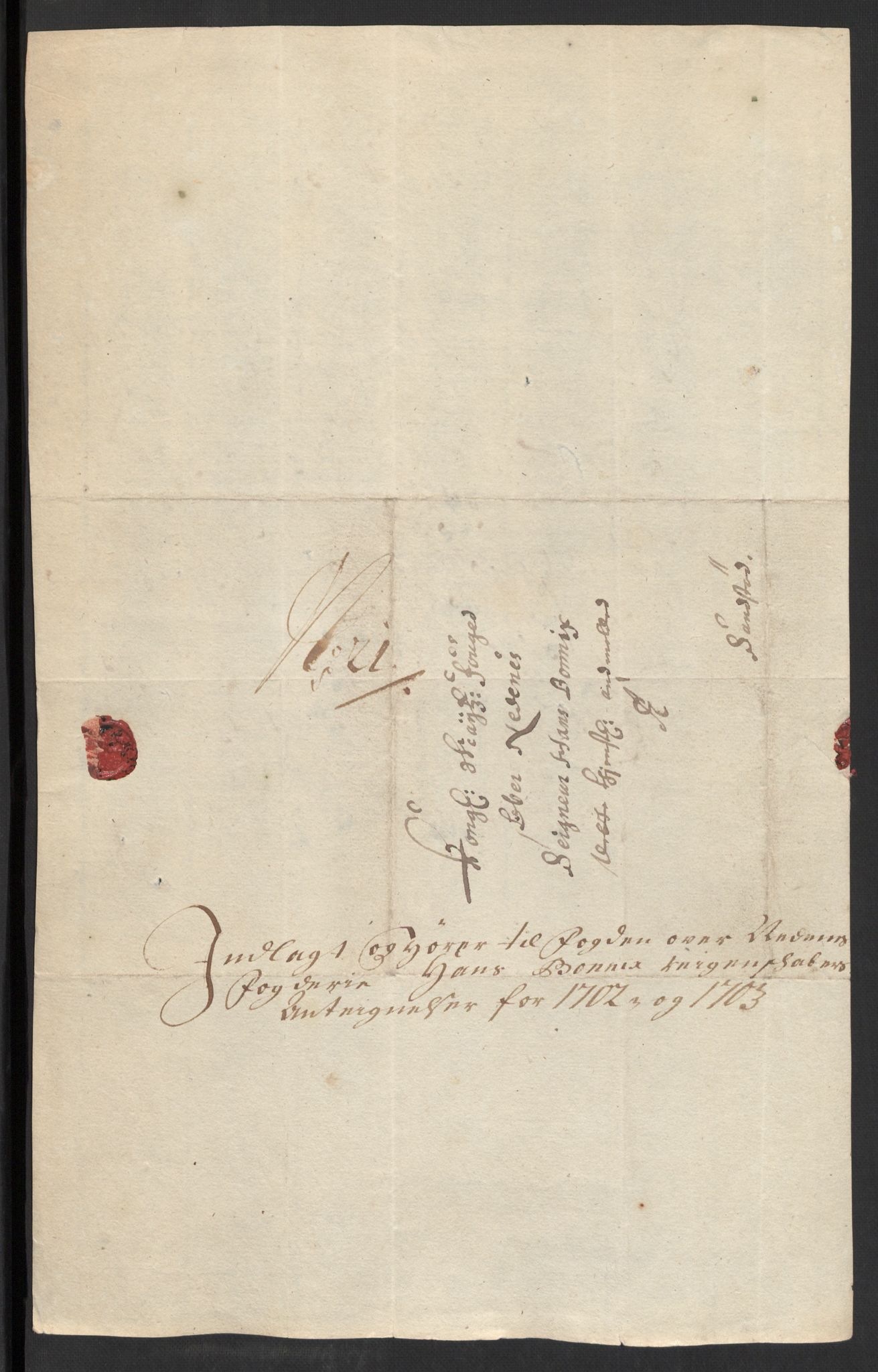 Rentekammeret inntil 1814, Reviderte regnskaper, Fogderegnskap, AV/RA-EA-4092/R39/L2316: Fogderegnskap Nedenes, 1702-1703, p. 406