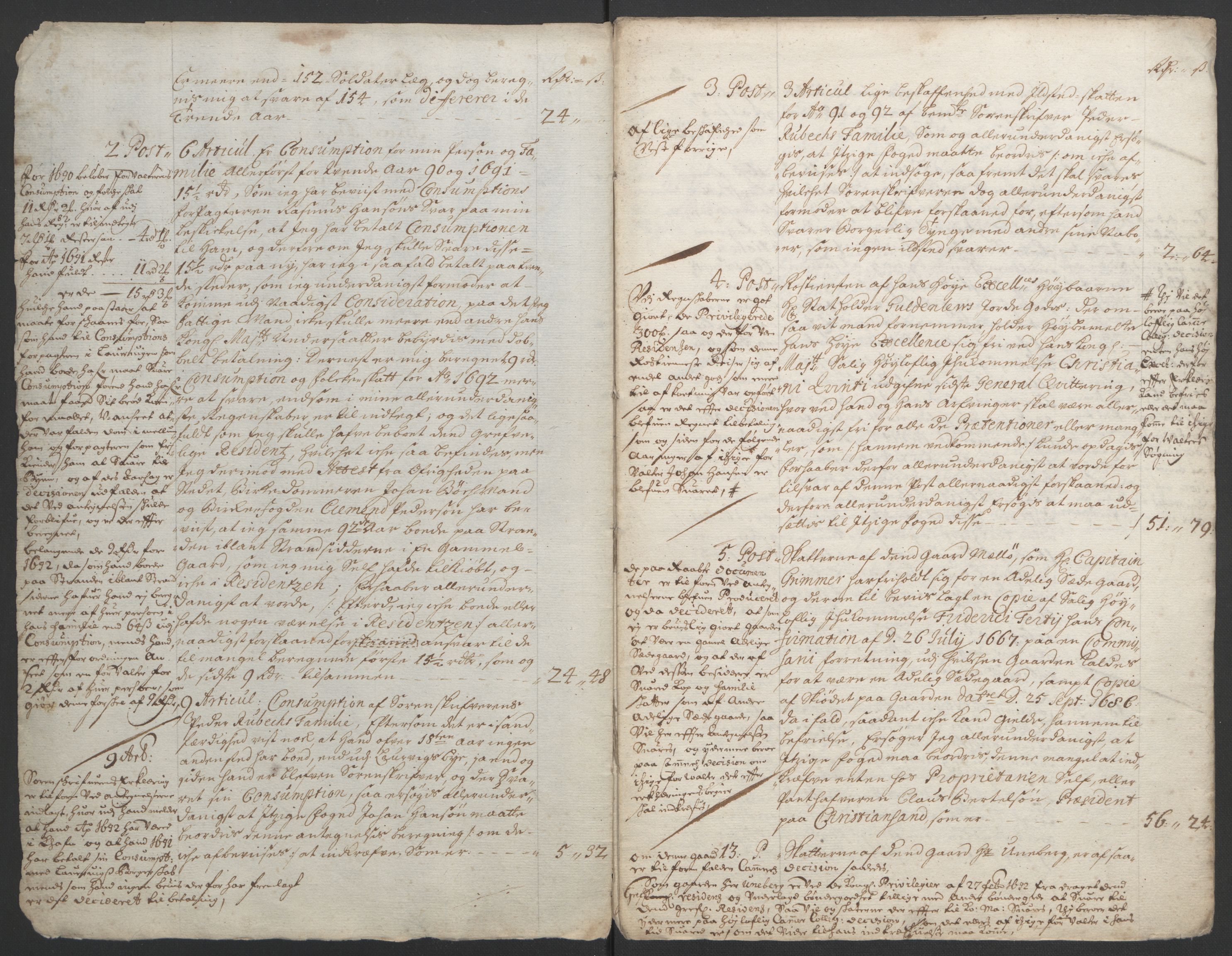 Rentekammeret inntil 1814, Reviderte regnskaper, Fogderegnskap, AV/RA-EA-4092/R33/L1973: Fogderegnskap Larvik grevskap, 1692, p. 192