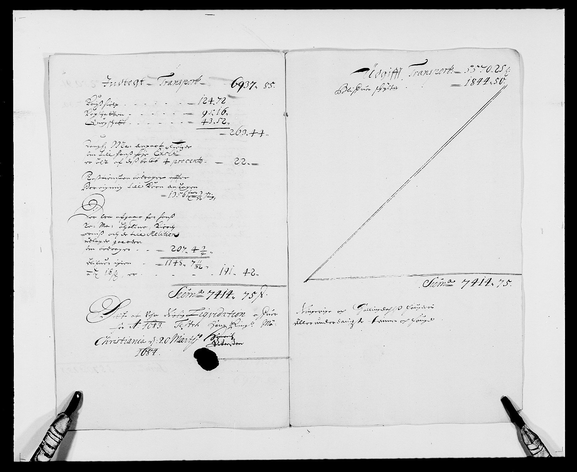 Rentekammeret inntil 1814, Reviderte regnskaper, Fogderegnskap, AV/RA-EA-4092/R21/L1446: Fogderegnskap Ringerike og Hallingdal, 1683-1686, p. 4