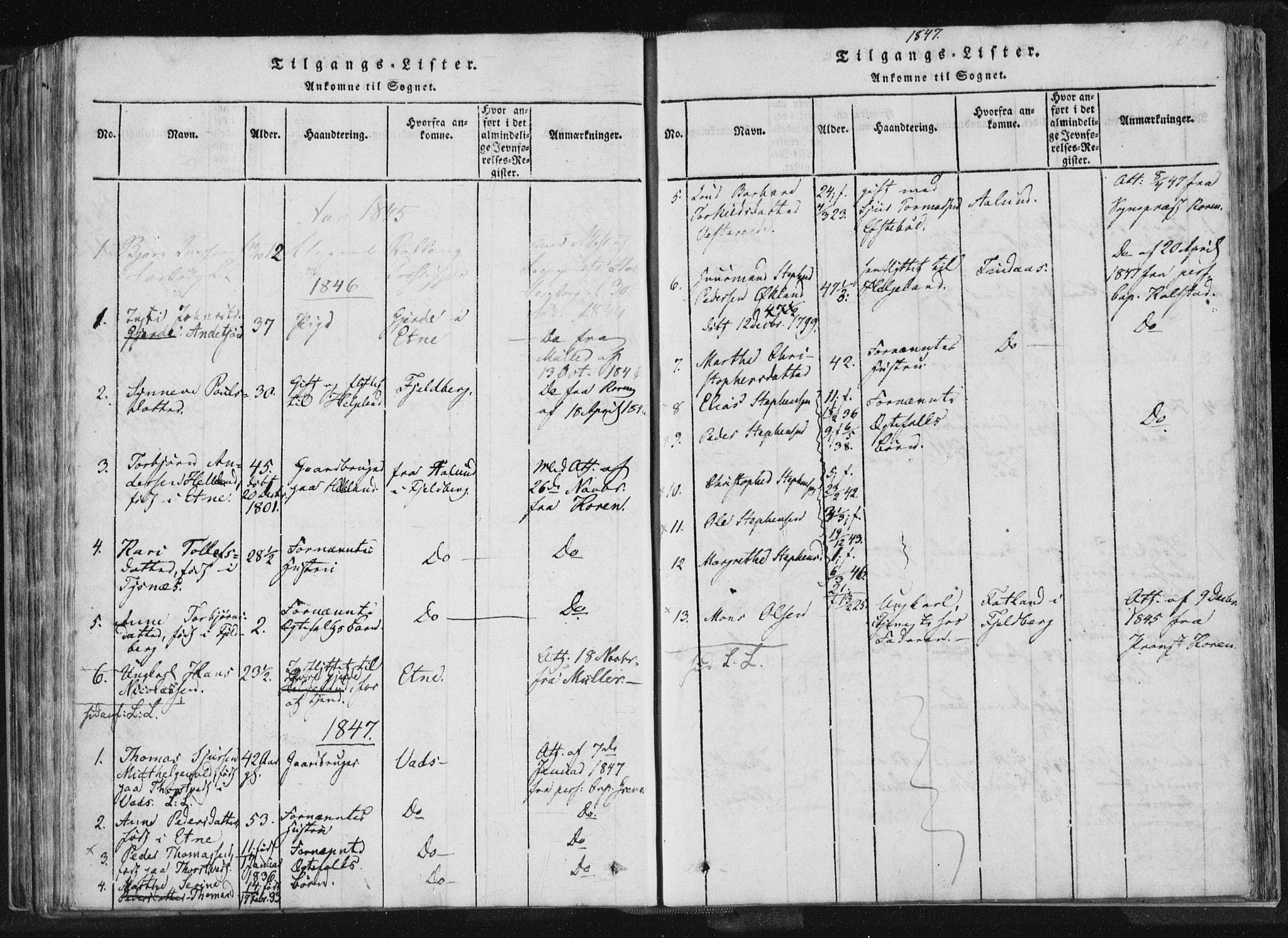 Vikedal sokneprestkontor, SAST/A-101840/01/IV: Parish register (official) no. A 4, 1816-1850, p. 309