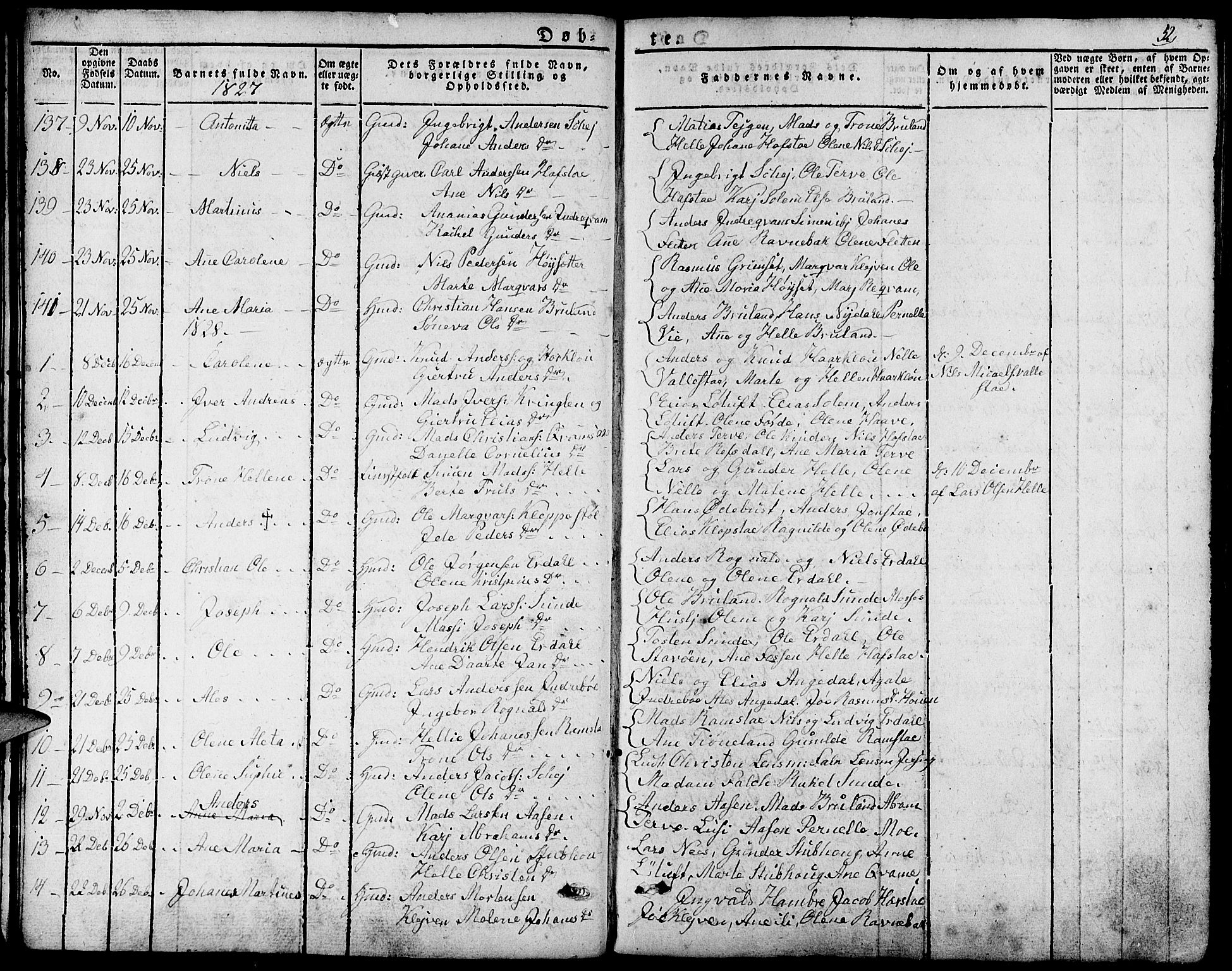Førde sokneprestembete, SAB/A-79901/H/Haa/Haaa/L0006: Parish register (official) no. A 6, 1821-1842, p. 52
