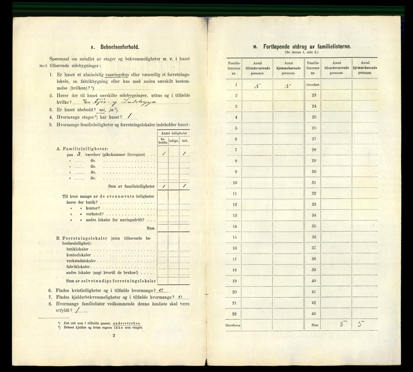 RA, 1910 census for Sokndal, 1910, p. 22