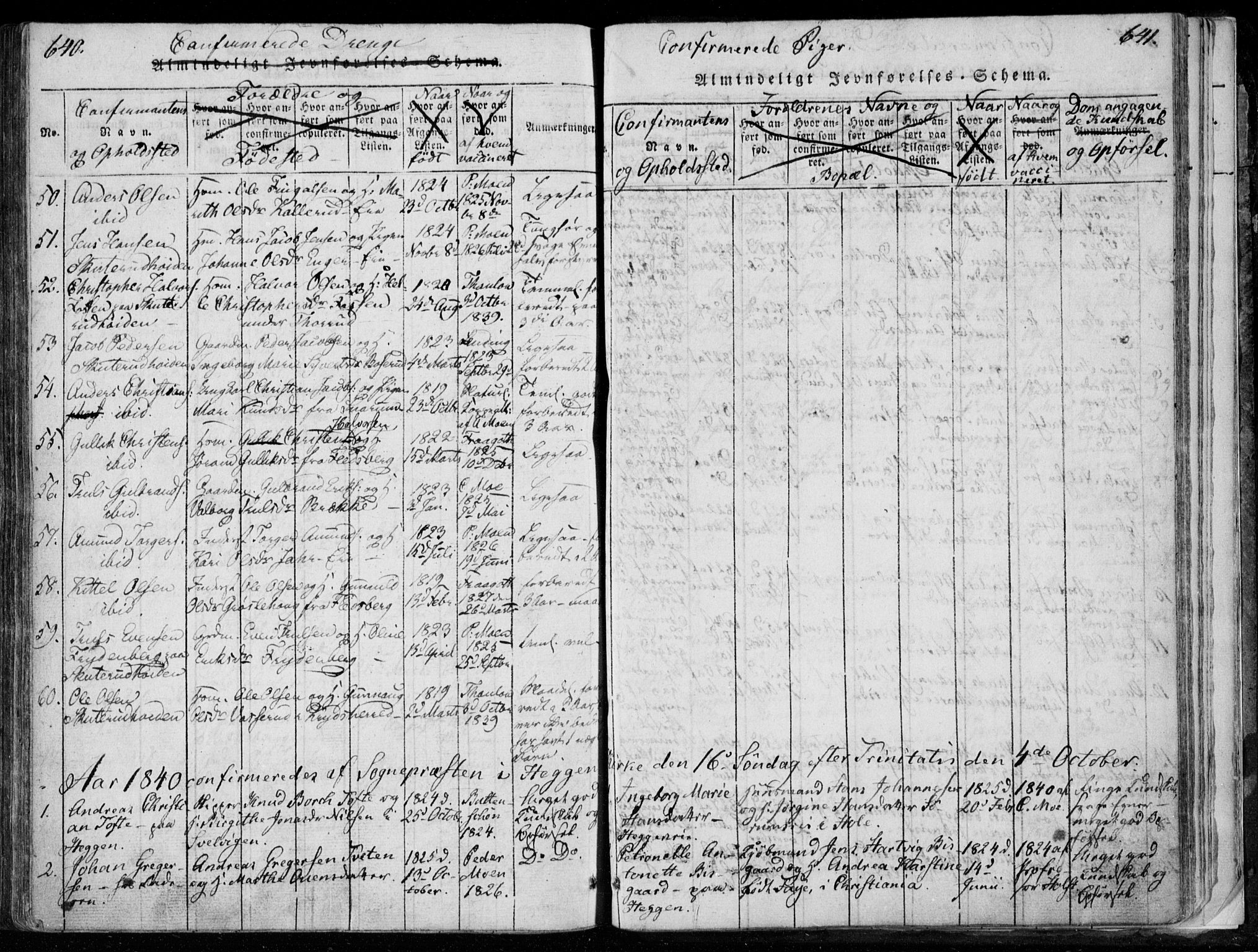 Modum kirkebøker, AV/SAKO-A-234/F/Fa/L0006: Parish register (official) no. 6, 1832-1841, p. 640-641