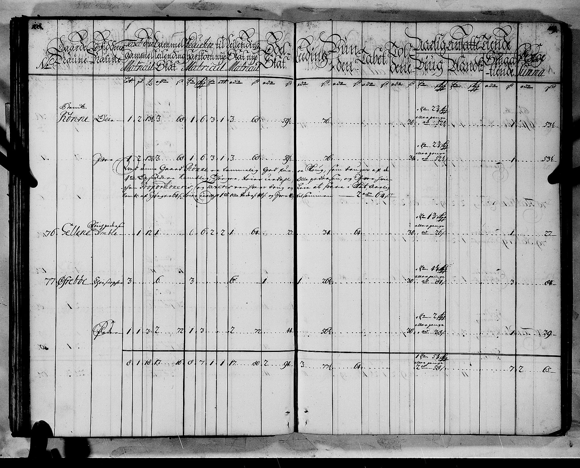 Rentekammeret inntil 1814, Realistisk ordnet avdeling, AV/RA-EA-4070/N/Nb/Nbf/L0144: Indre Sogn matrikkelprotokoll, 1723, p. 56